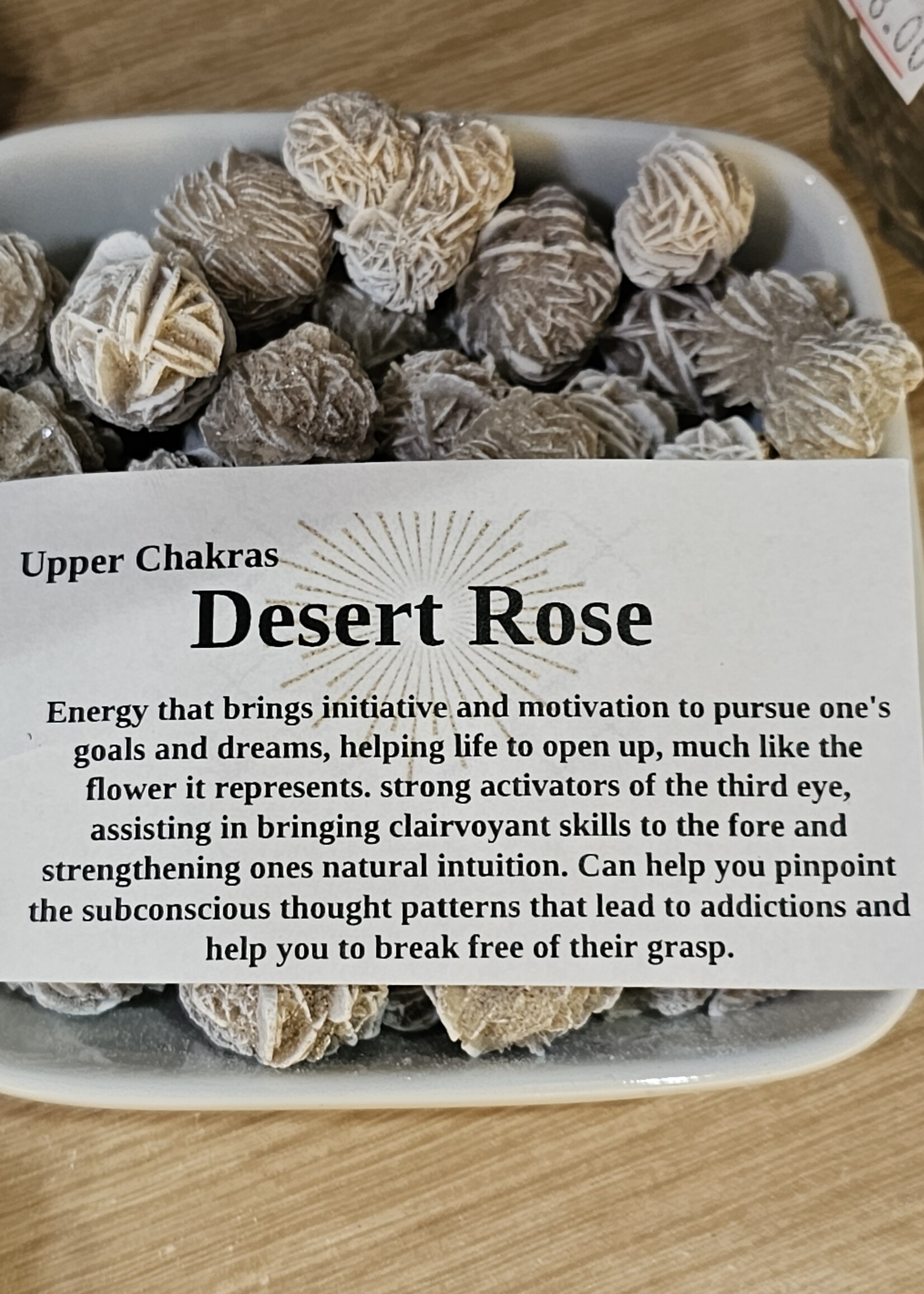 Desert Rose Natural Small under 1"