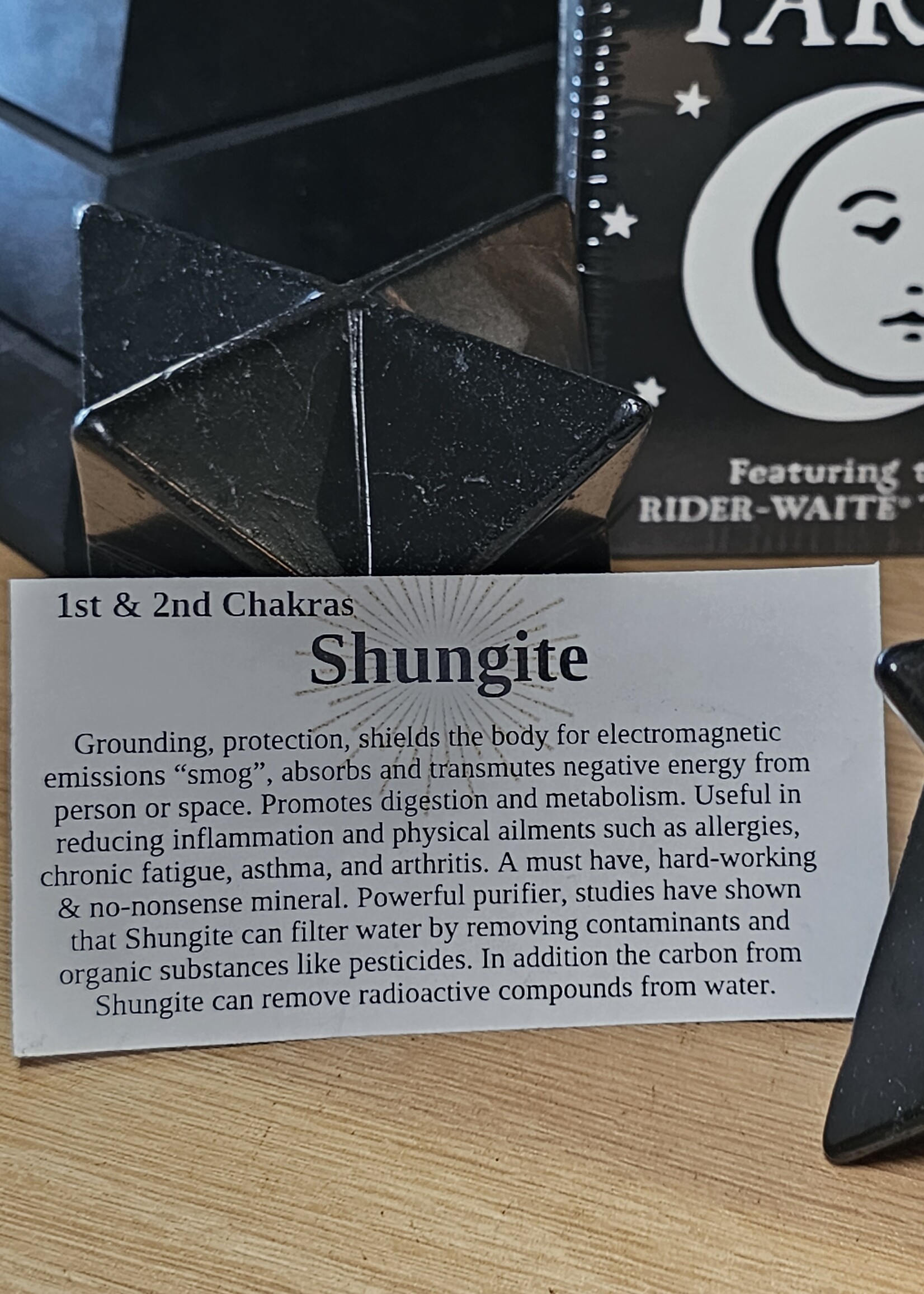 Shungite Merkaba 6cm