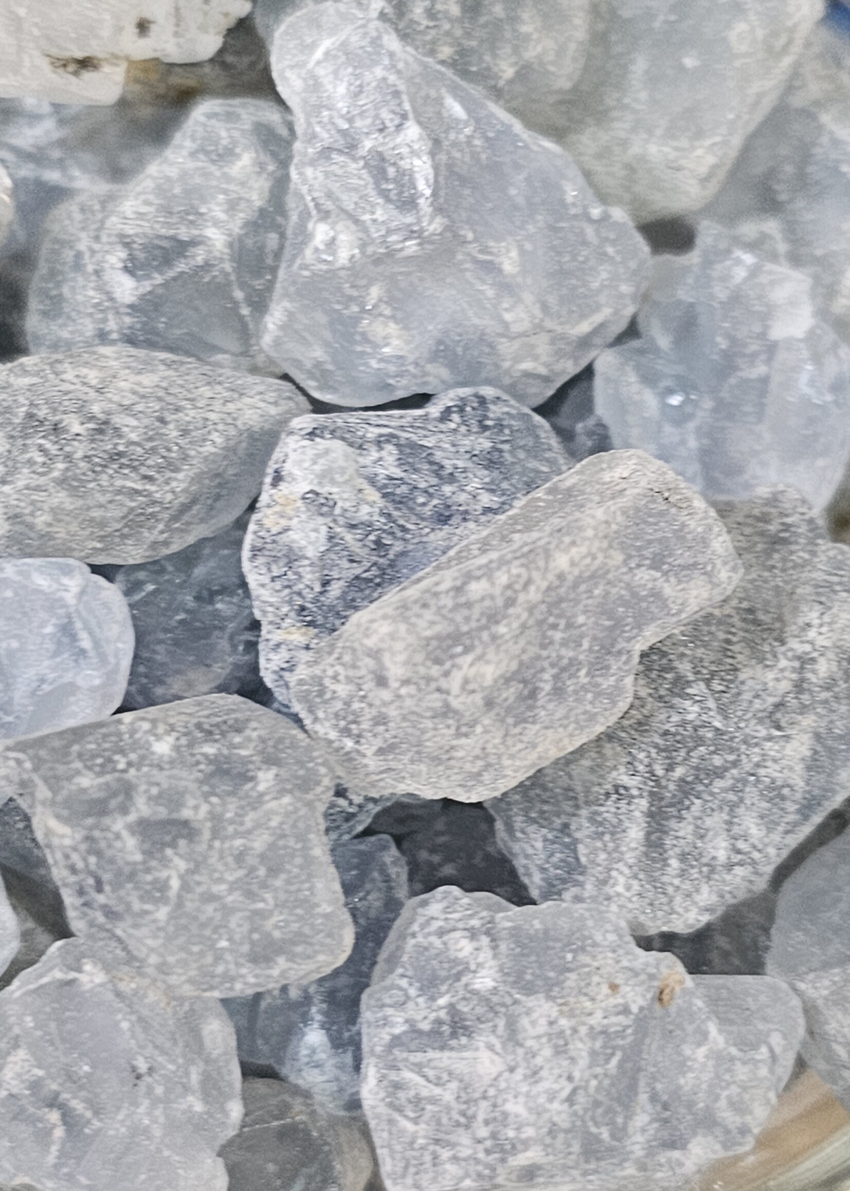 Celestite Rough Pebble 0.5" x 0.5"