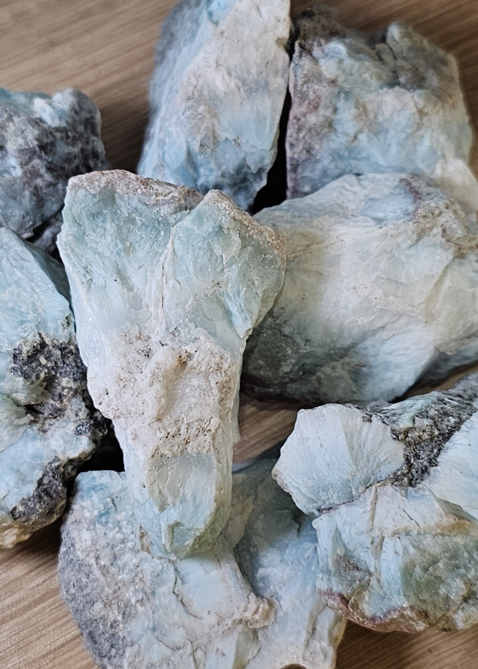 Larimar Rough 2 x 1.5"