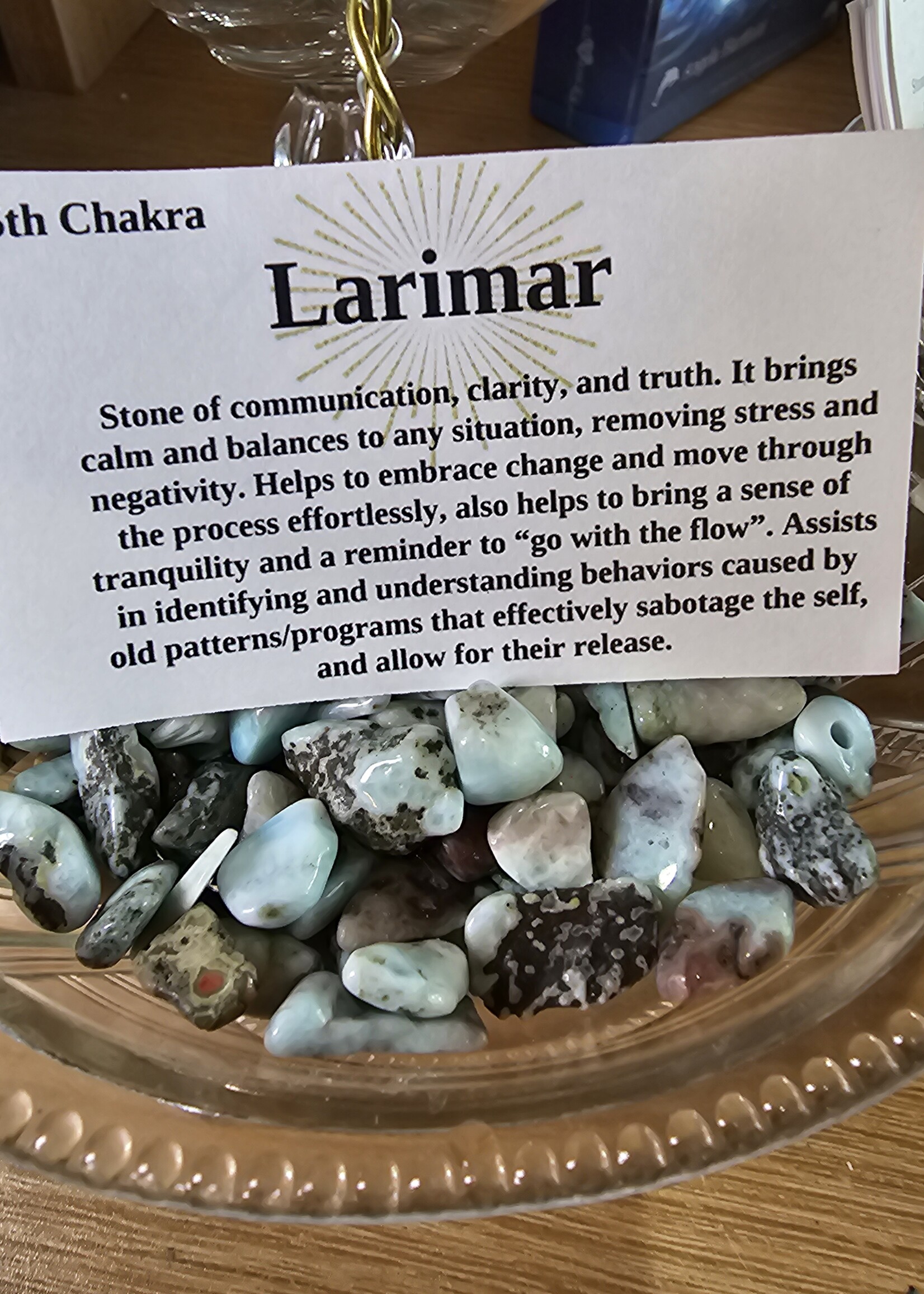 Larimar Tumbled, Small