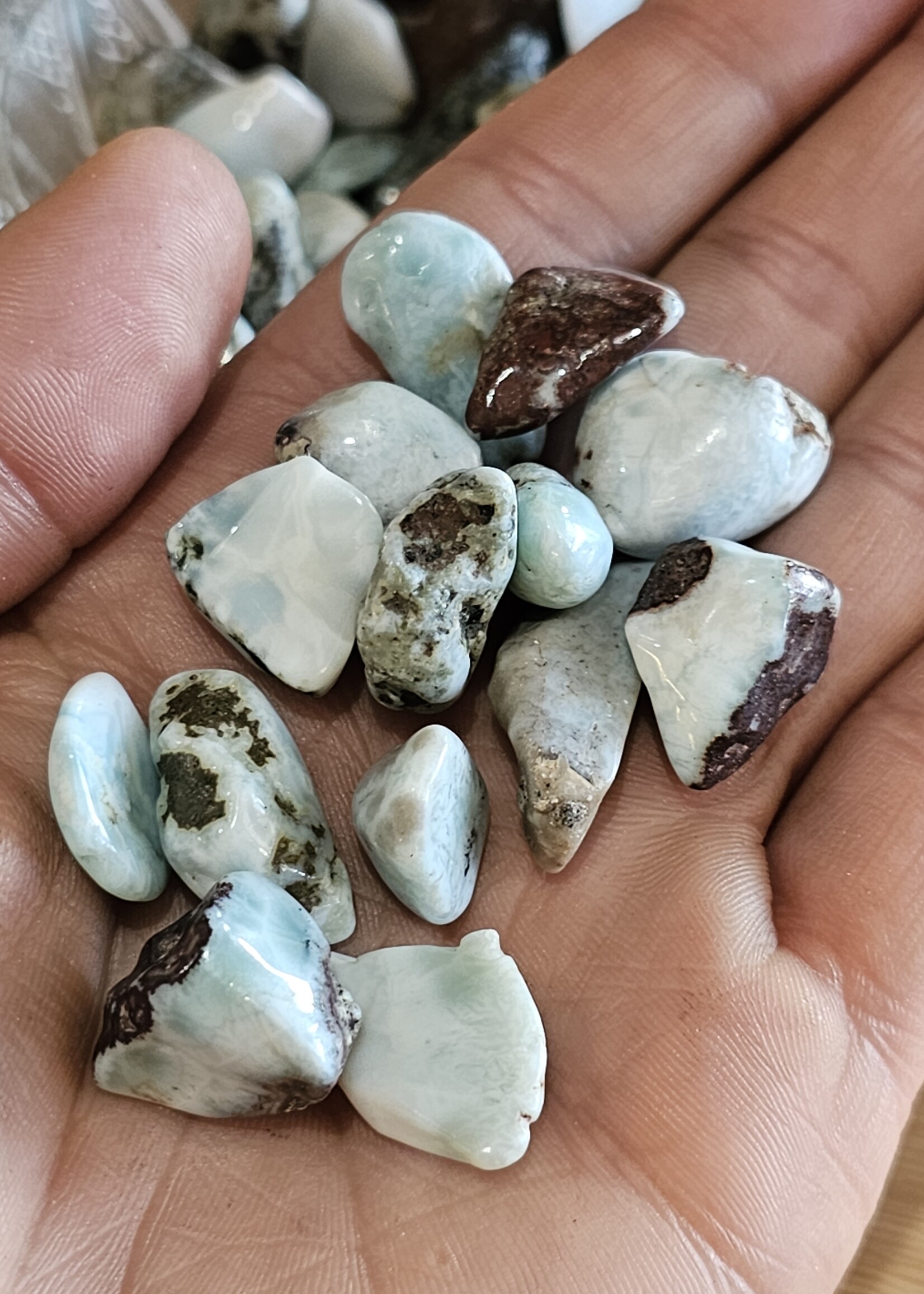 Larimar Tumbled, Small
