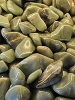 Green Chert Tumbled, Medium