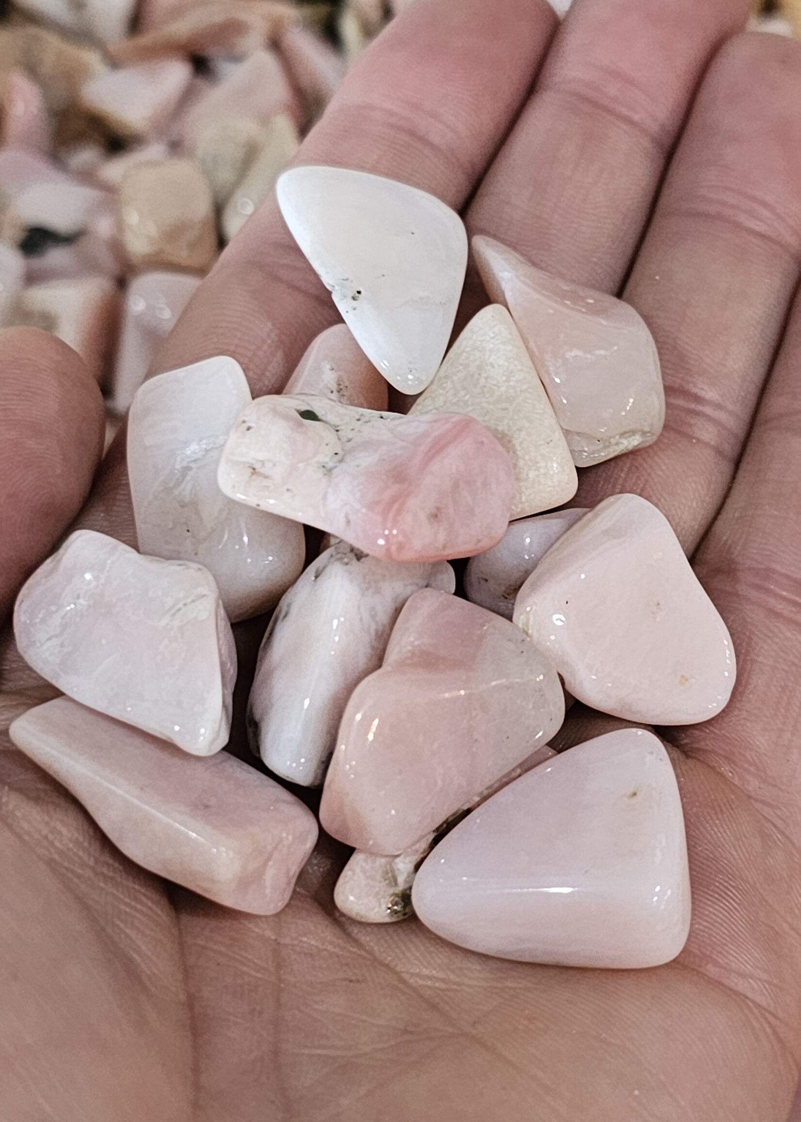 Pink Opal Tumbled, Peru