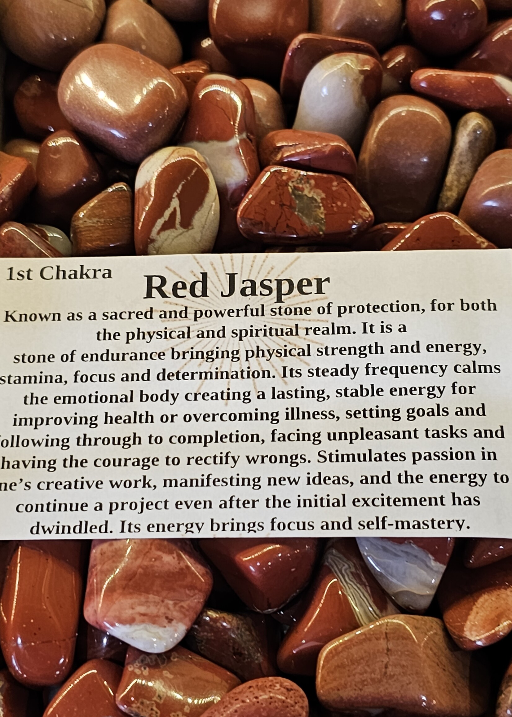Red Jasper Tumbled