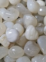 White Chalcedony Tumbled
