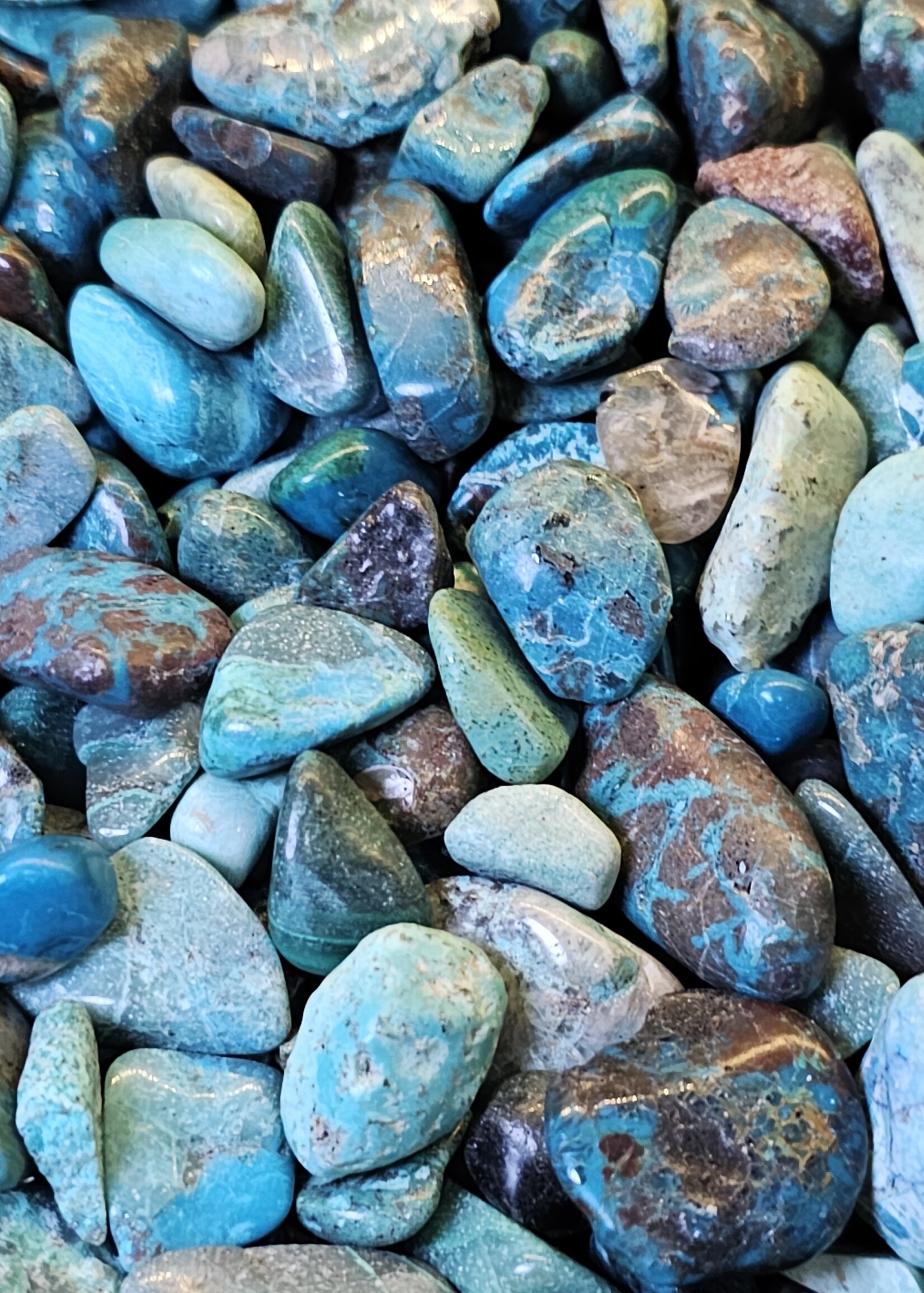 Chrysocolla Tumbled, Small