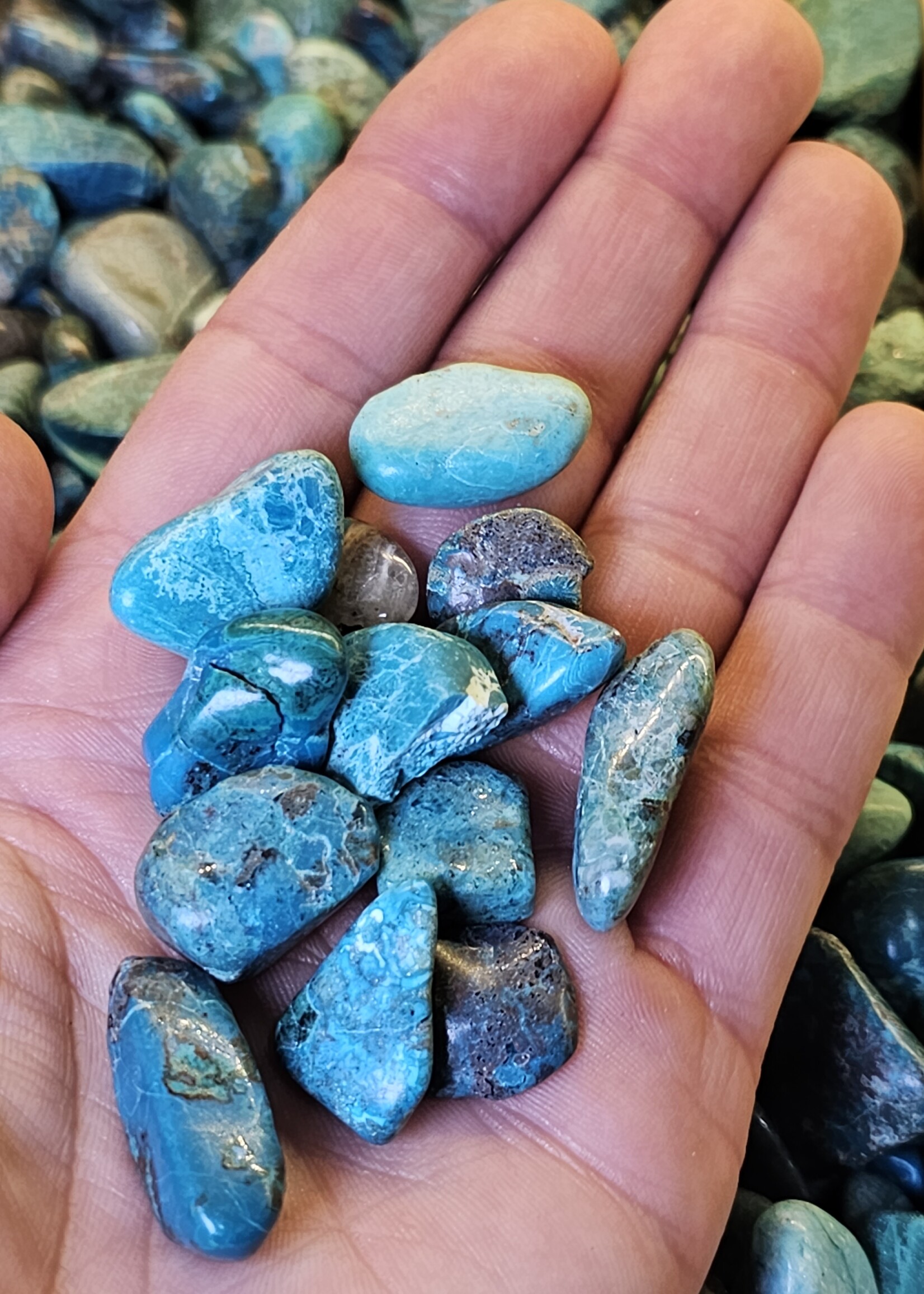 Chrysocolla Tumbled, Small