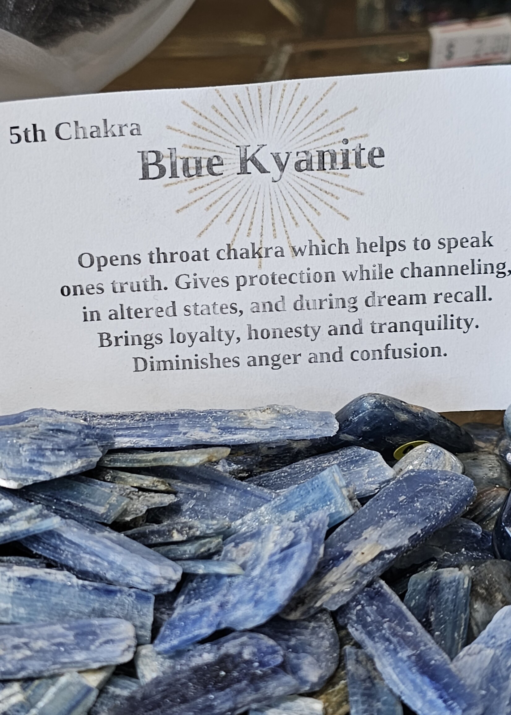Blue Kyanite Raw Small 0.5" x 1.5"