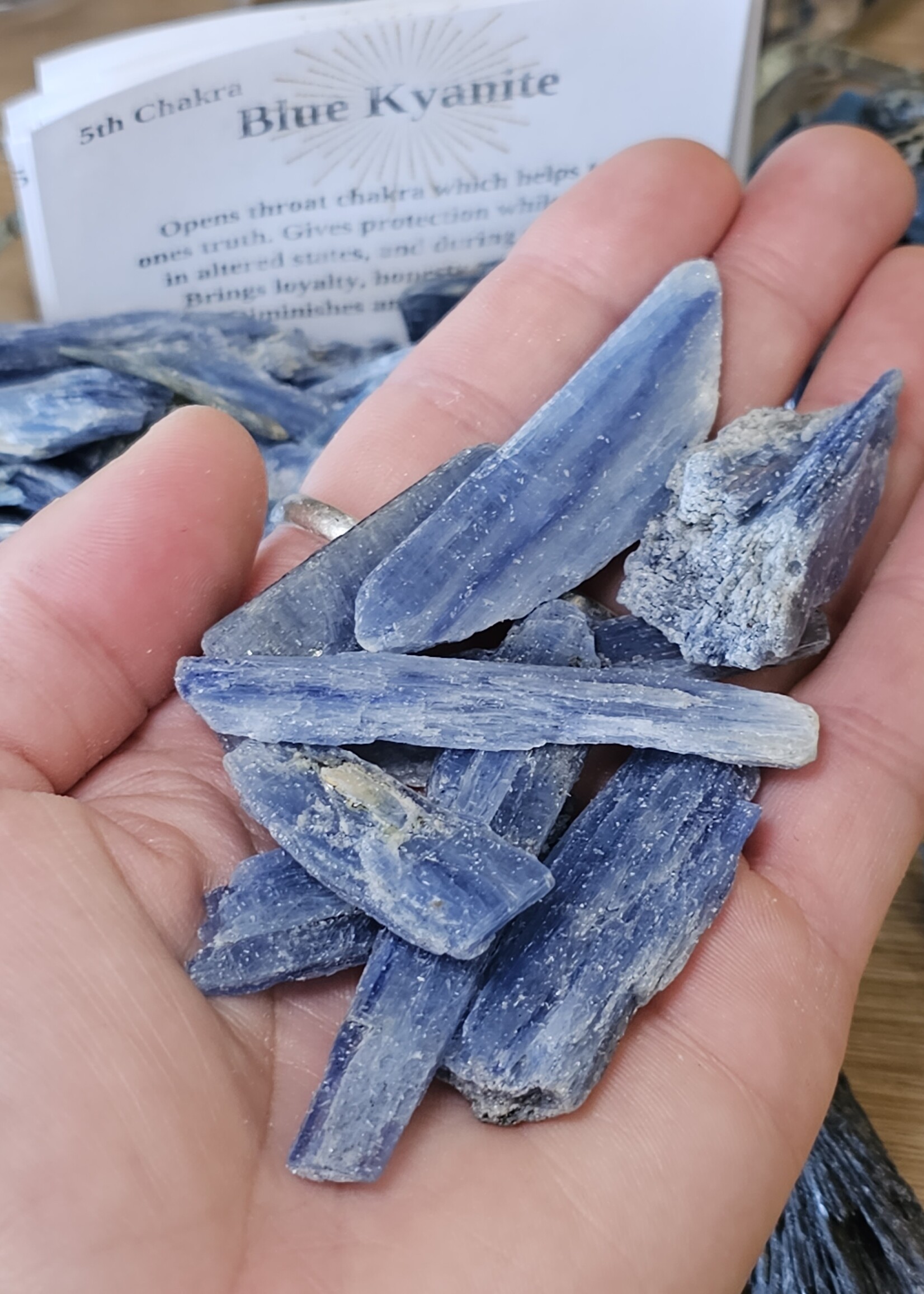 Blue Kyanite Raw Small 0.5" x 1.5"