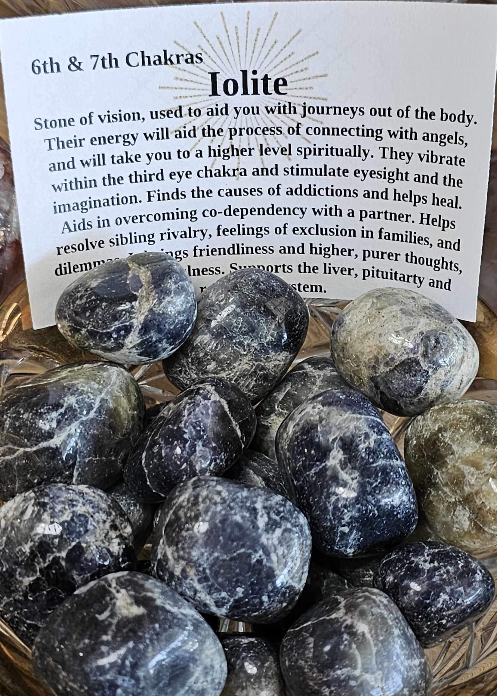 Iolite Tumbled, X Large