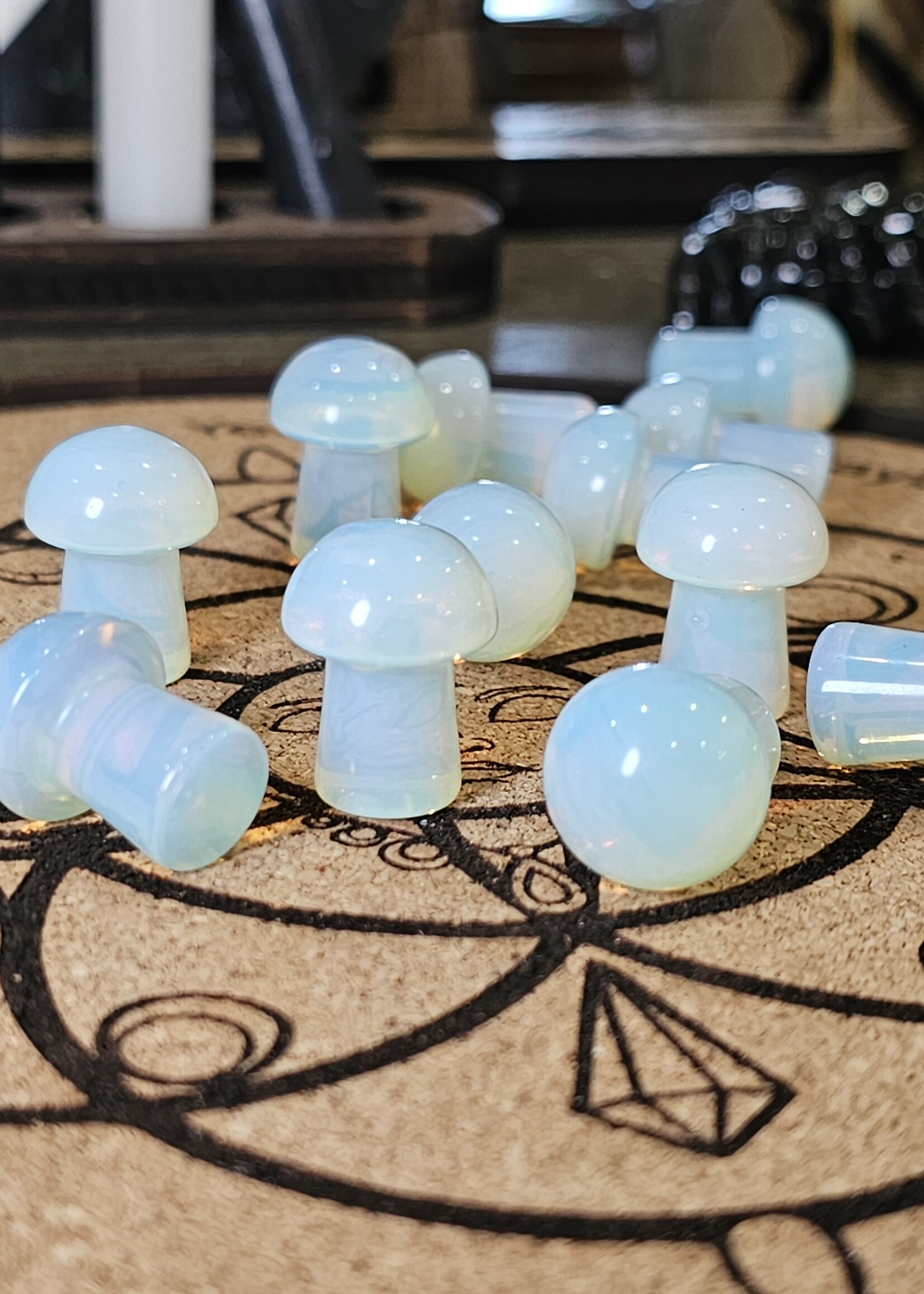 Opalite Mushroom 1"