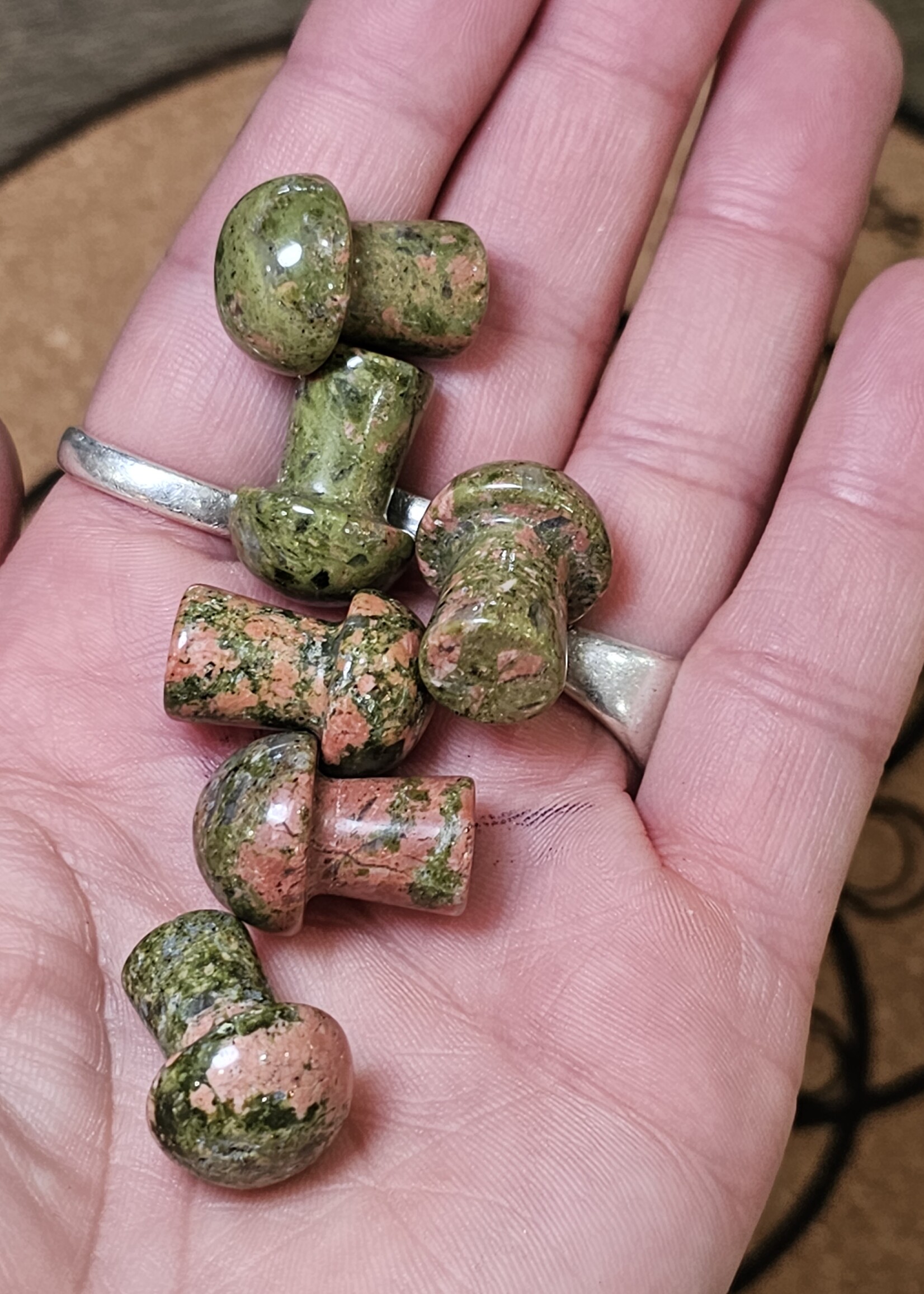 Unakite Mushroom 1"