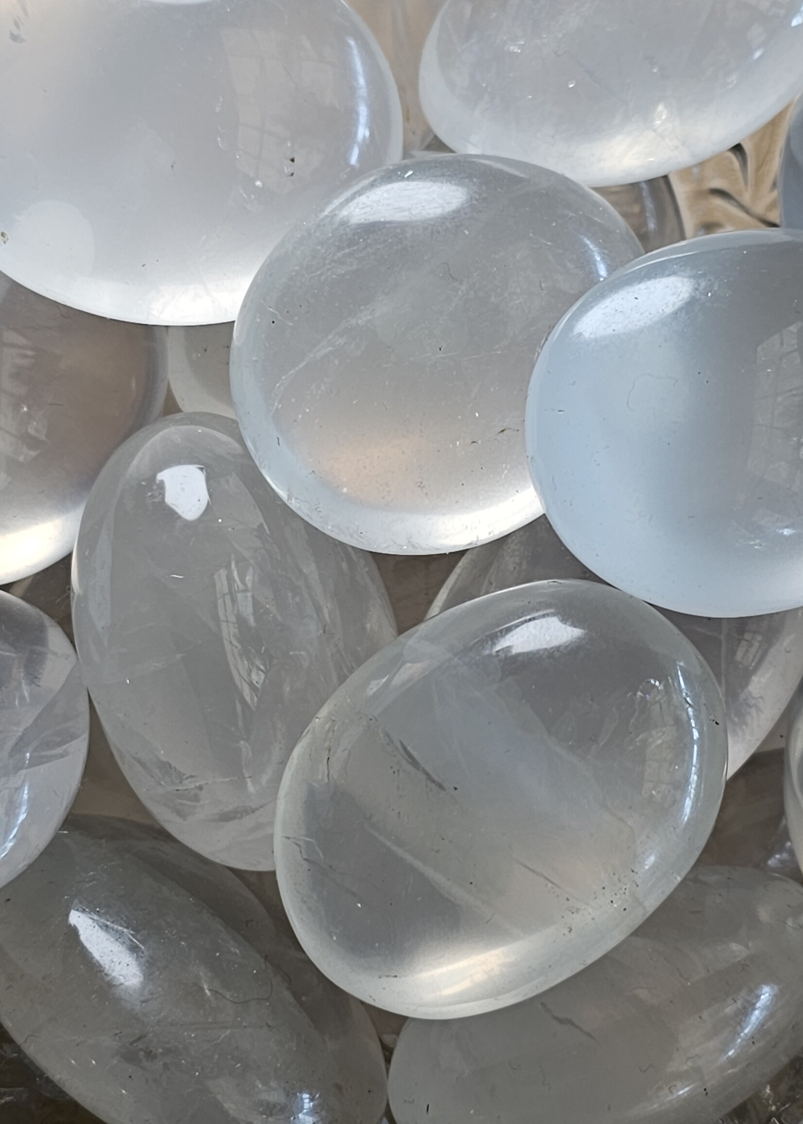 Girasol Quartz, Palm Stone 1.5"x 2"