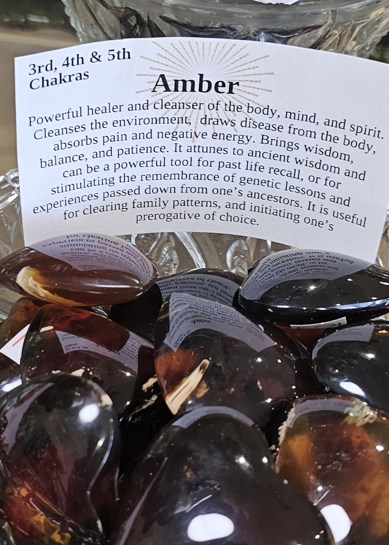 Amber Hearts 1.5" x 1.5"