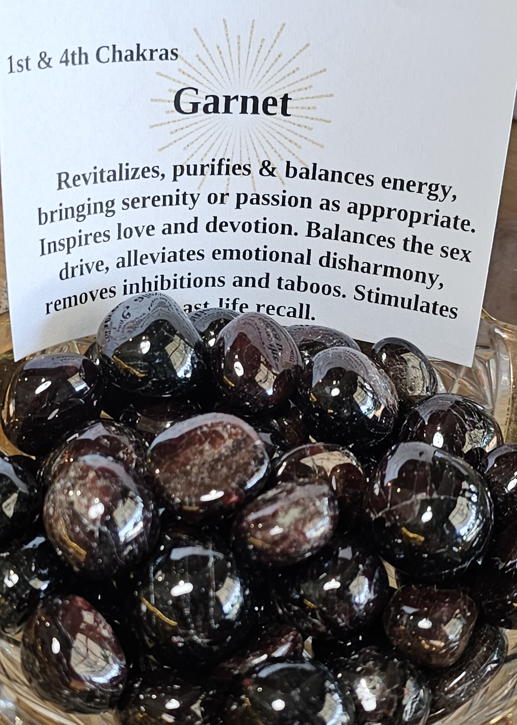 Garnet Tumbled, AA Quality