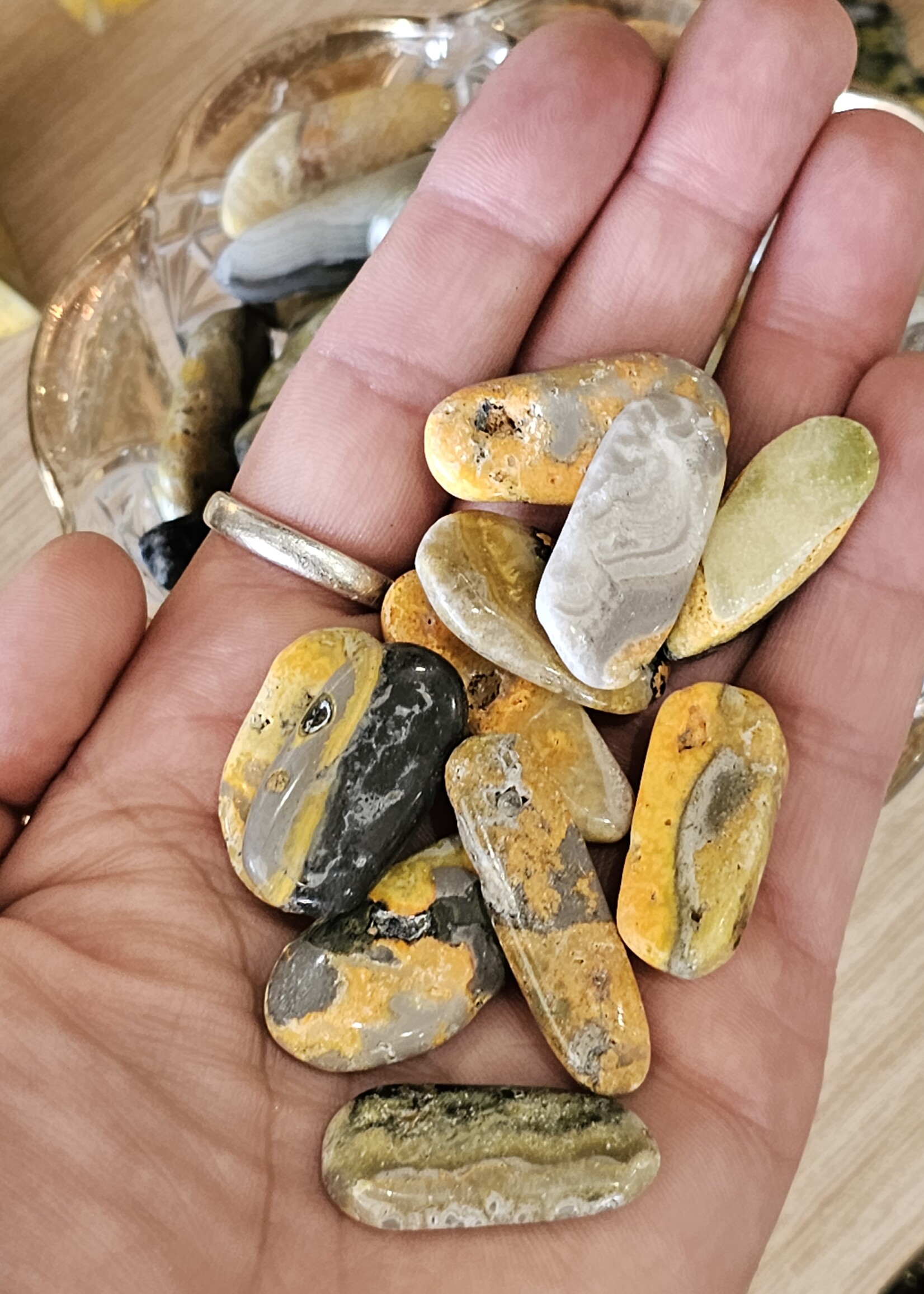 Bumble Bee Jasper Tumbled