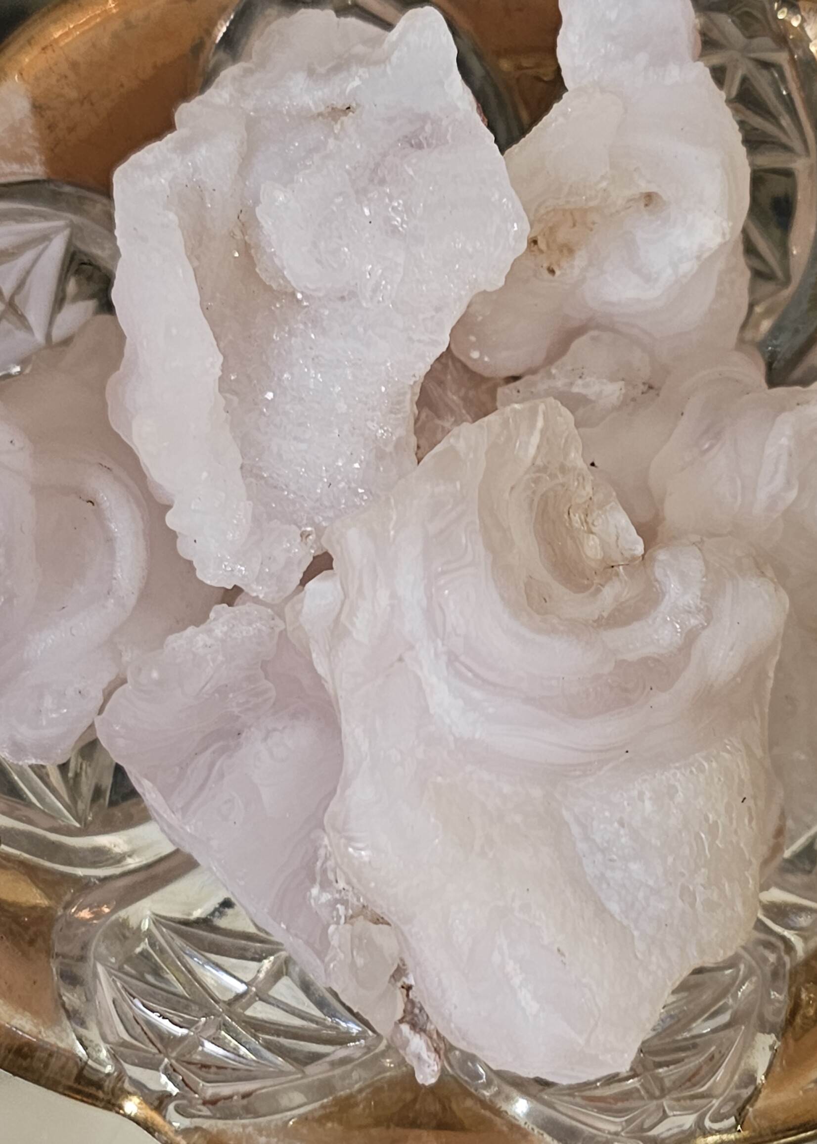 Pink Rose Chalcedony Natural Formation 1.5" x 2"