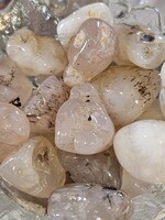 Pink Rose Chalcedony Tumbled, Medium