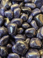 Blue Goldstone Tumbled