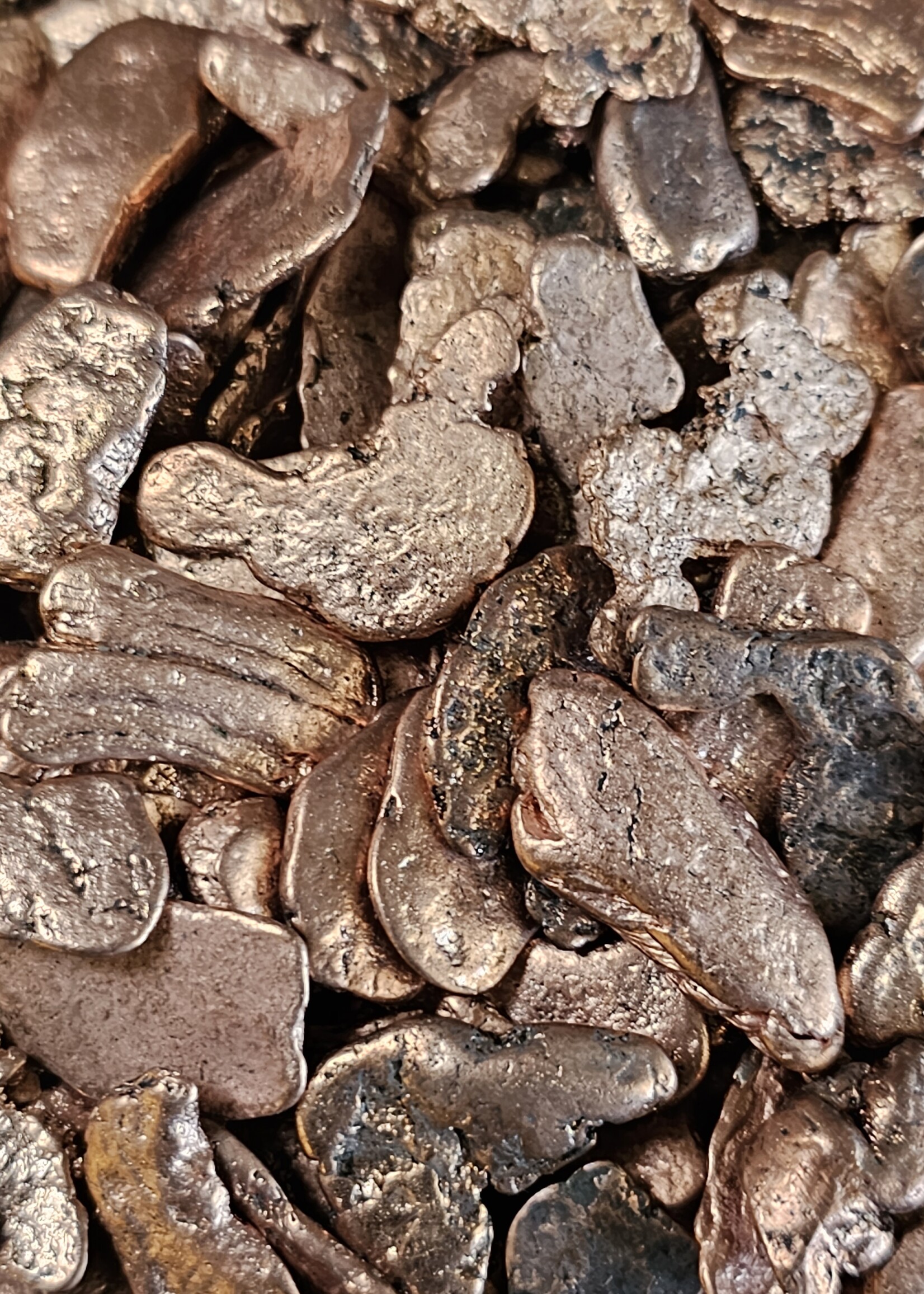 Copper Rough Flakes 1/2"