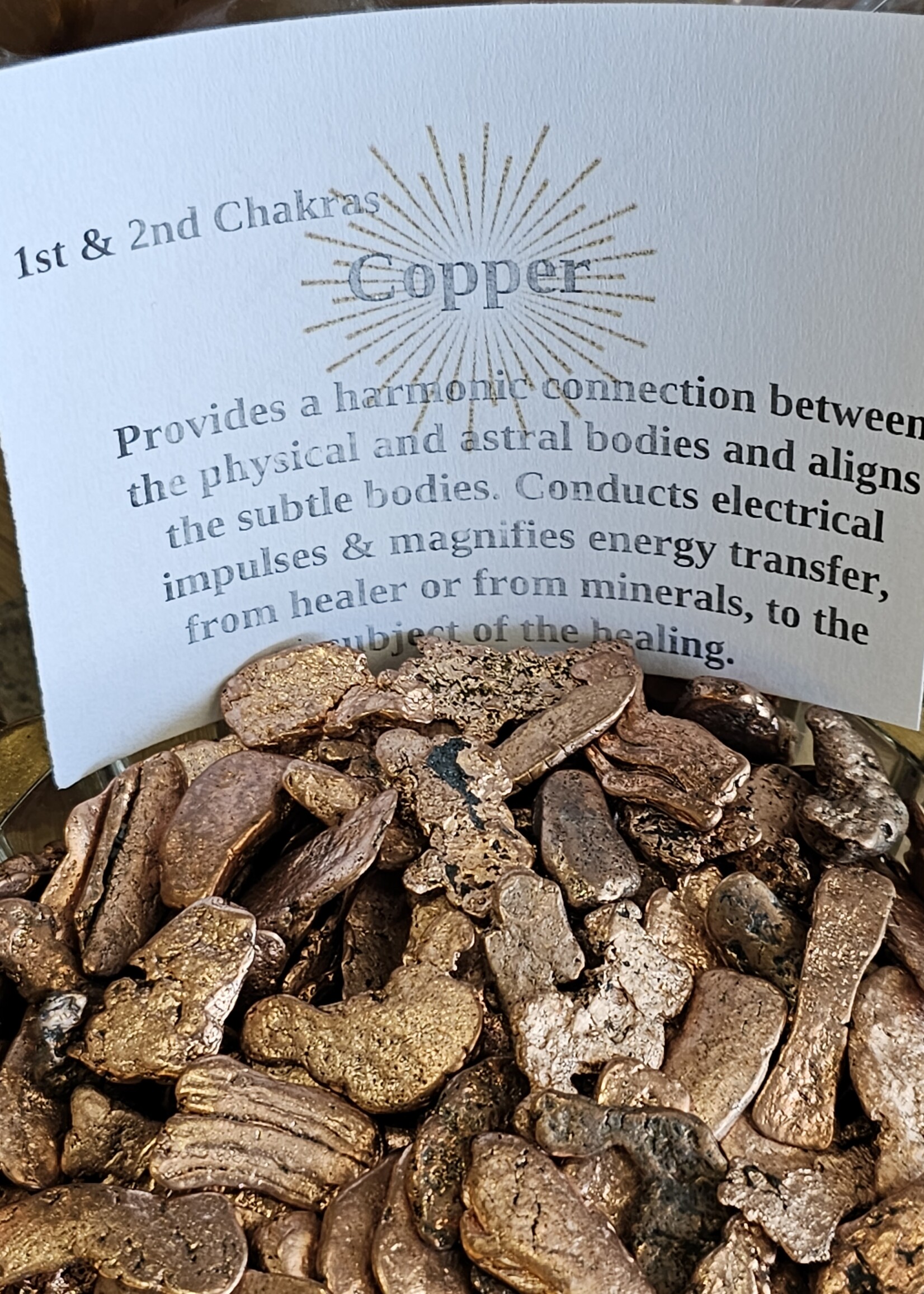 Copper Rough Flakes 1/2"