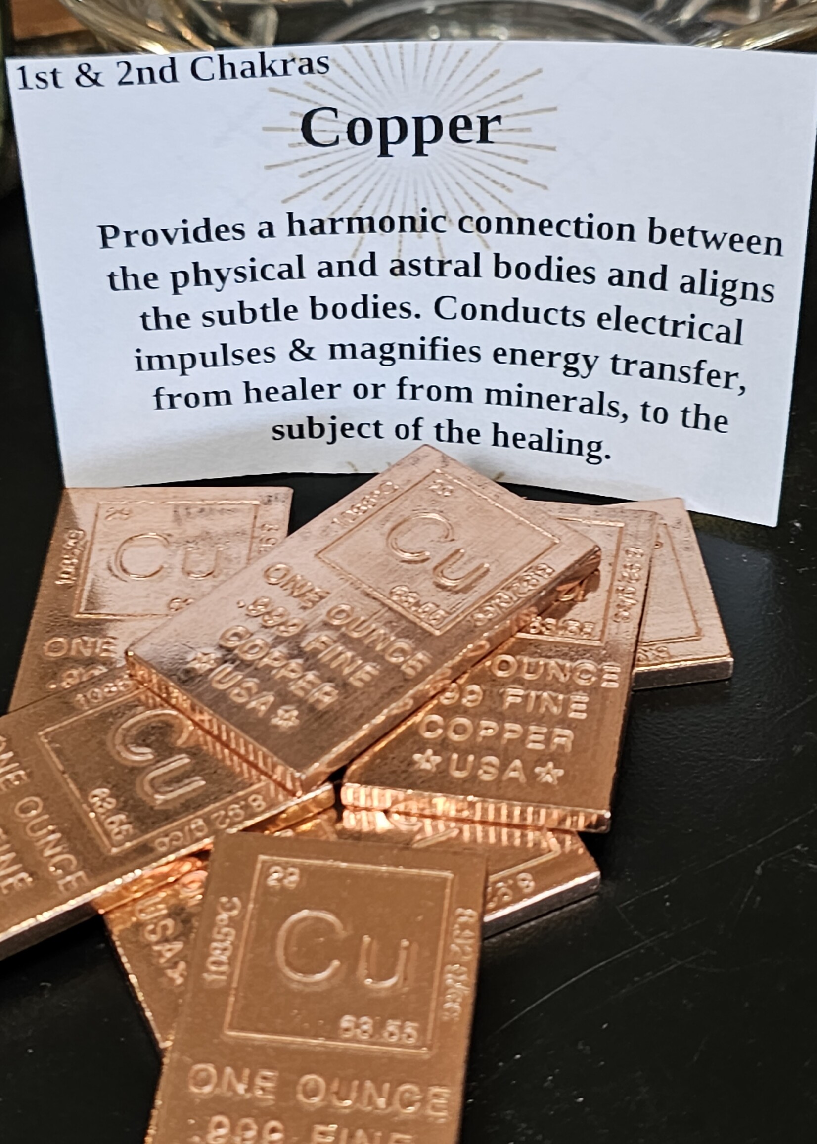 Copper Bar W1.5" x H1.75" x D 3mm