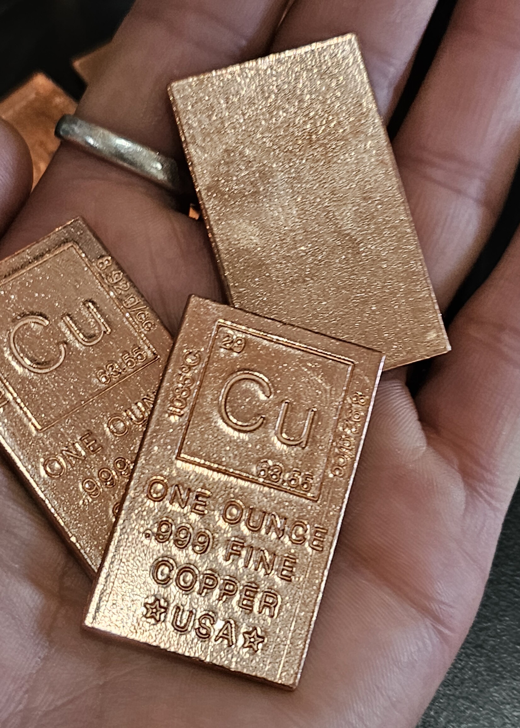 Copper Bar W1.5" x H1.75" x D 3mm