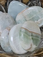 Green Calcite Worry Stone