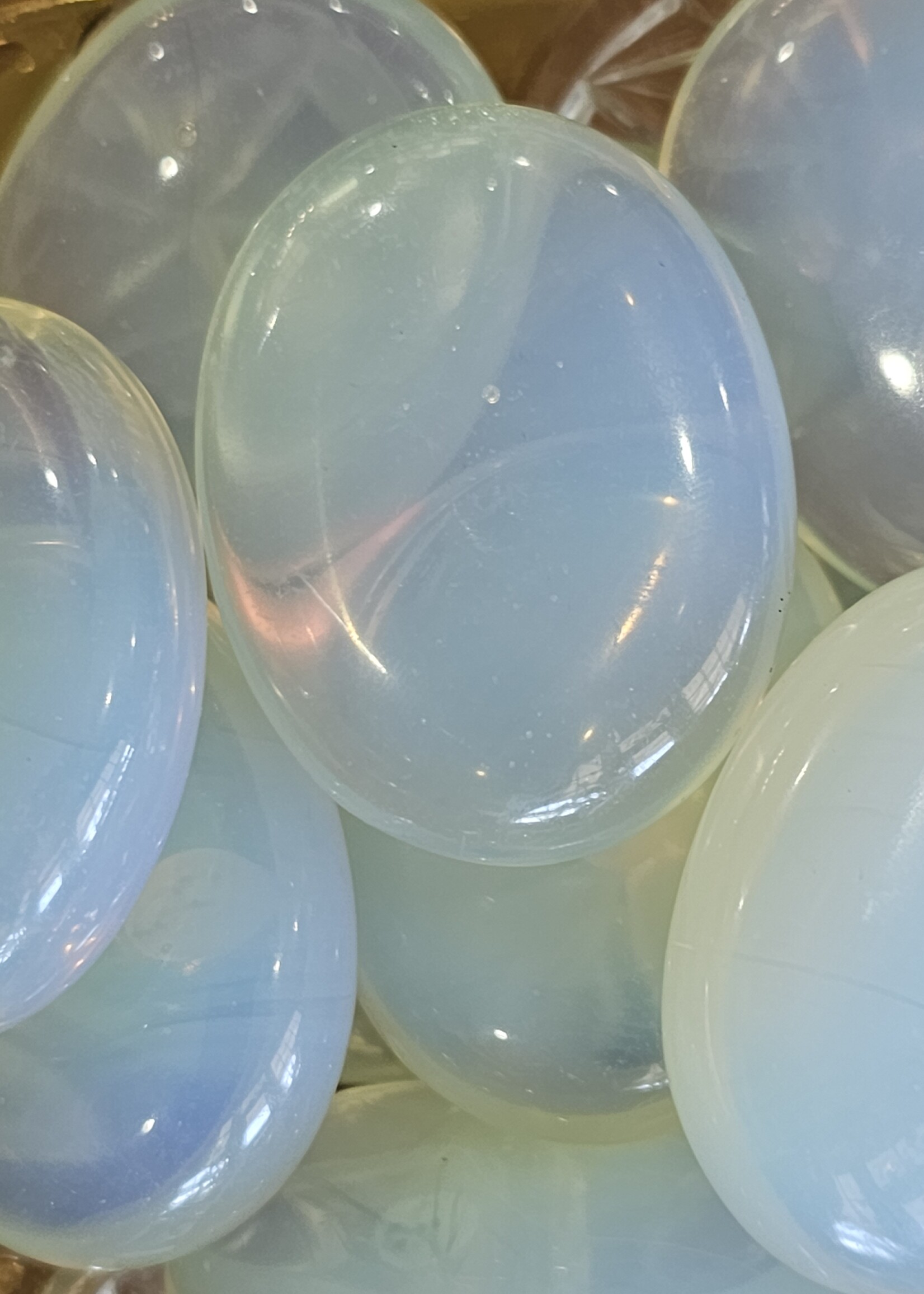 Opalite Palm Stone, Medium 2x1.5 inch