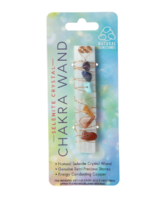 Chakra Wand - Selenite and Crystals