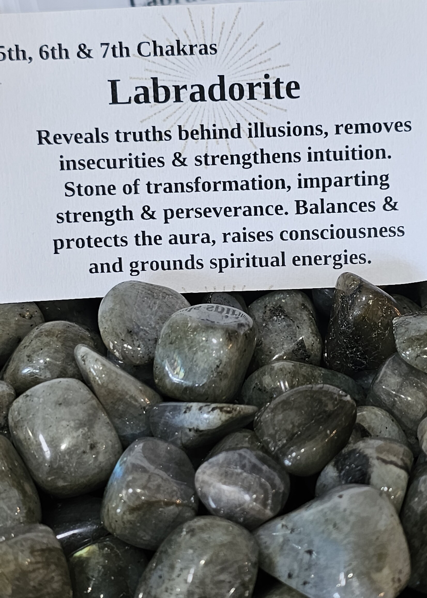 Labradorite,Tumbled Medium