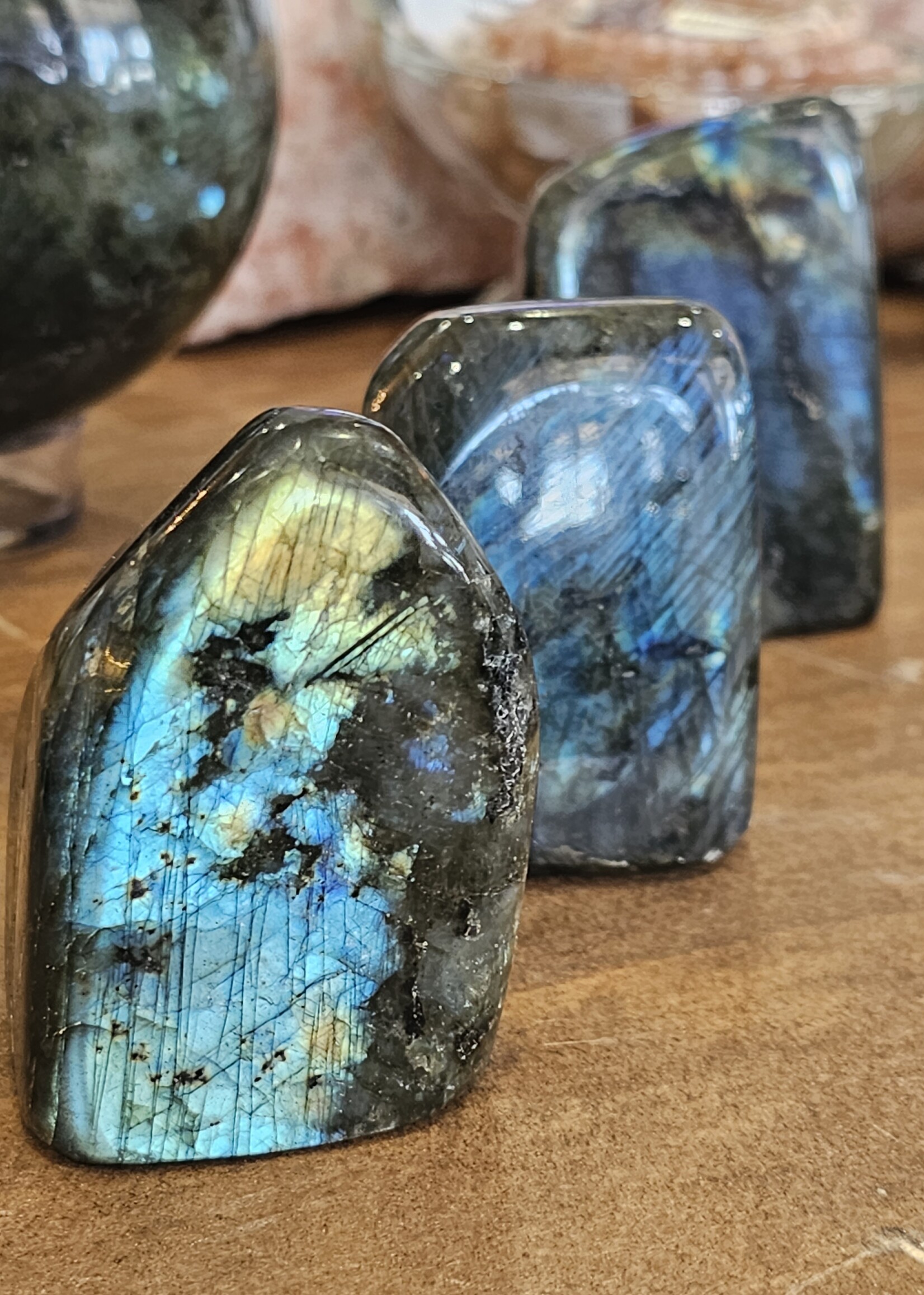 Labradorite Cut Base H2.5"x W2"x D1.5"