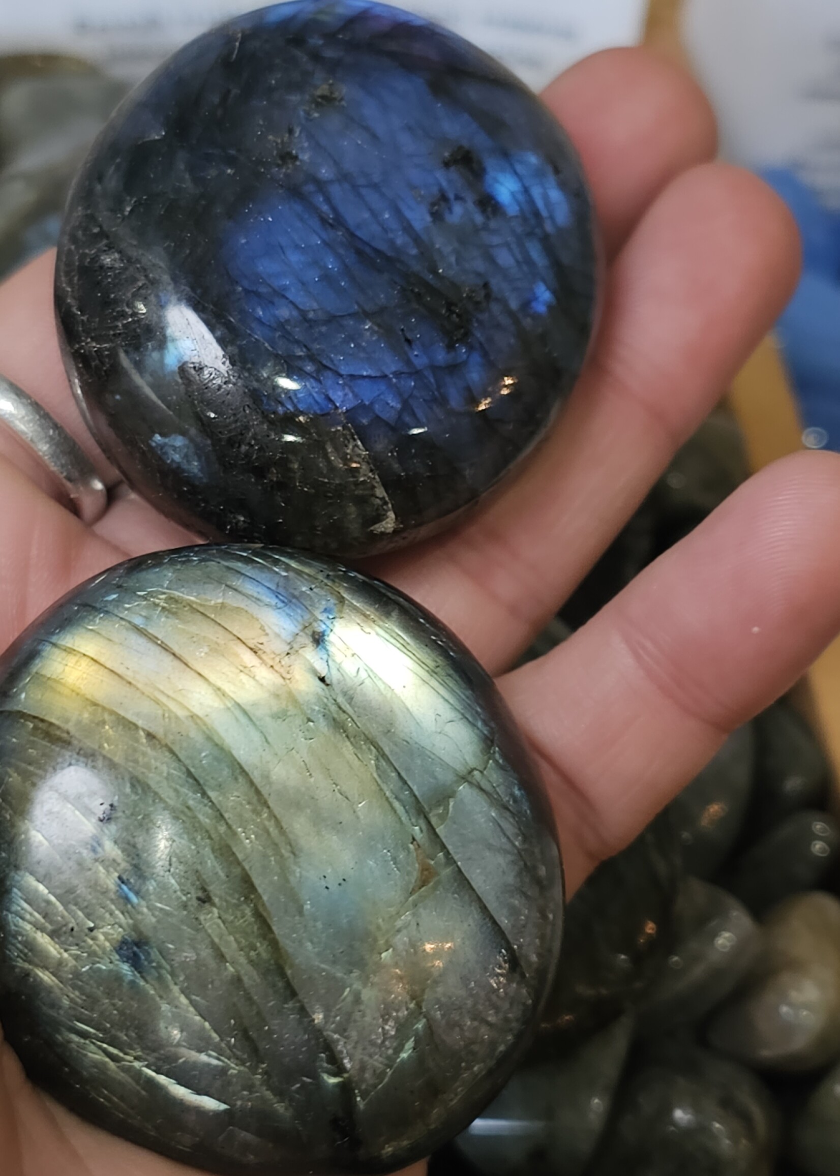 Labradorite Palm Stone