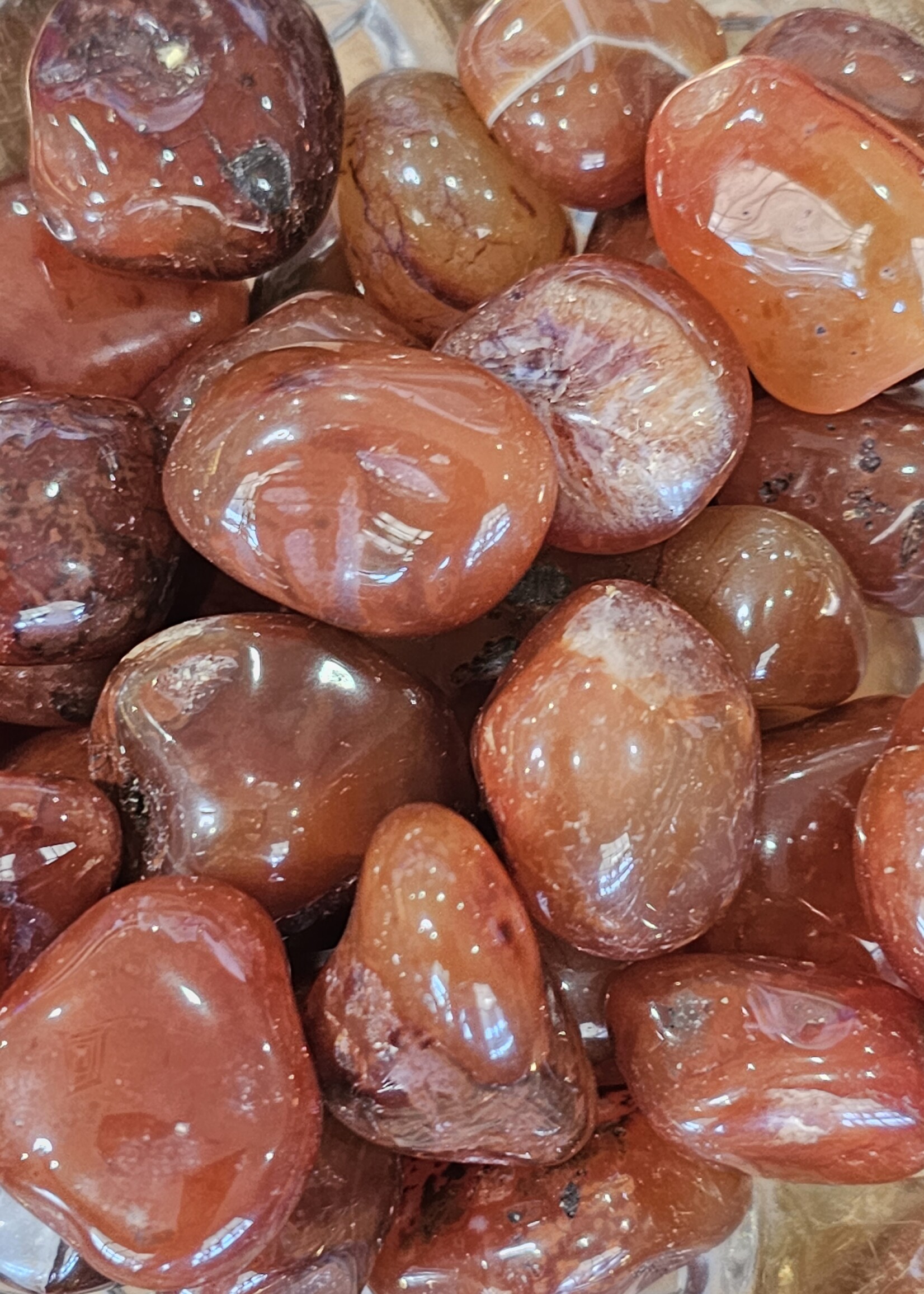 Carnelian Tumbled, AA Quality, Madagascar