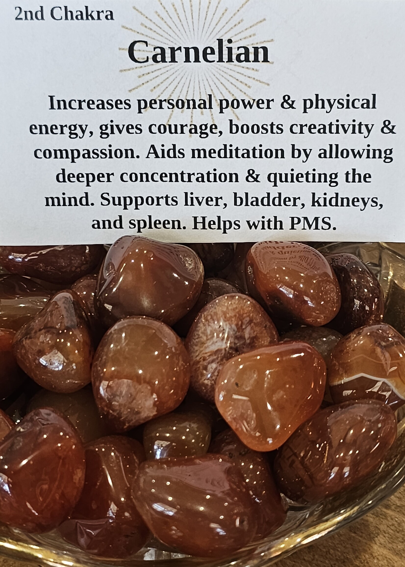Carnelian Tumbled, AA Quality, Madagascar