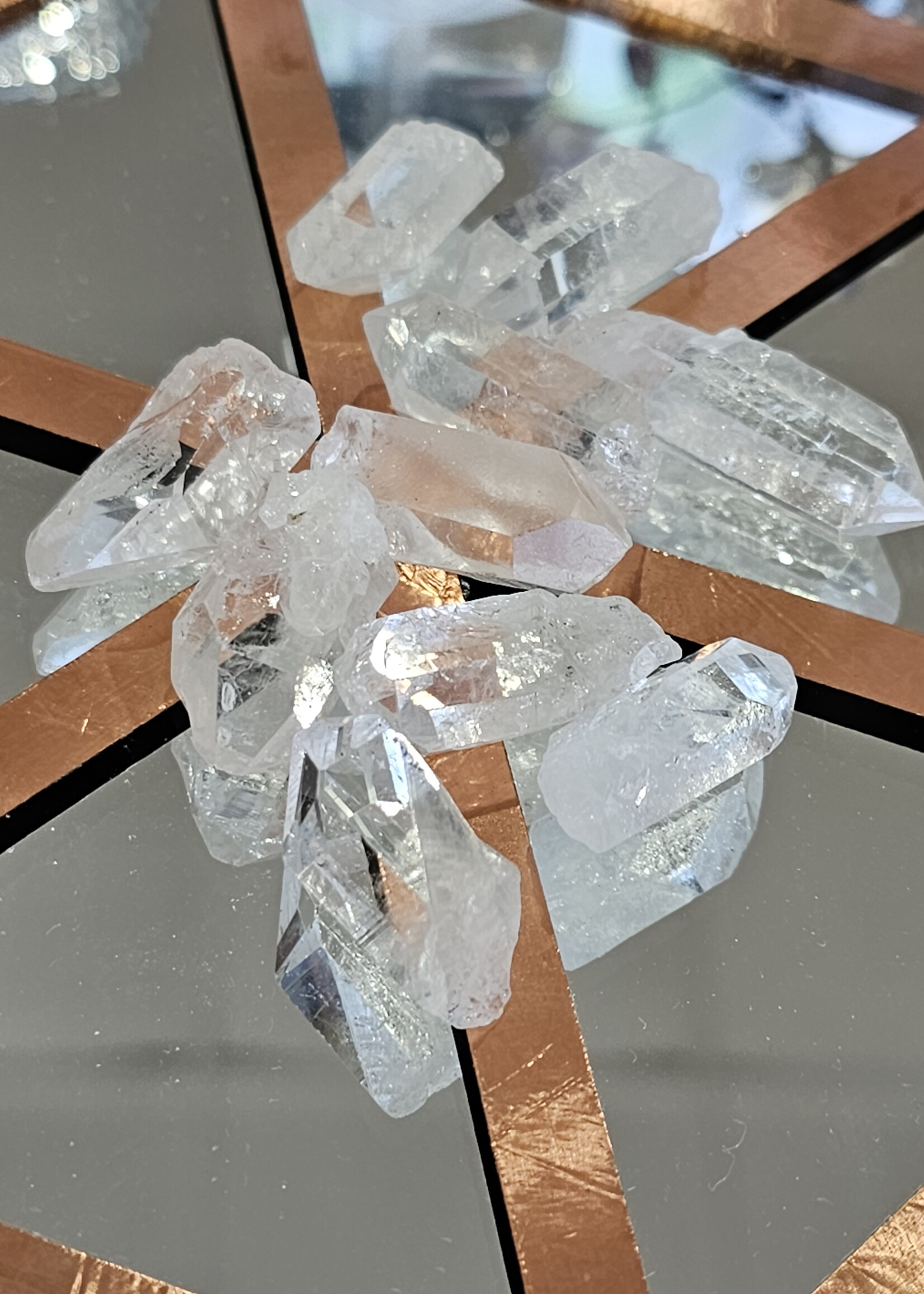 Set of 10: Brazil Quartz Points A Quality for Grids