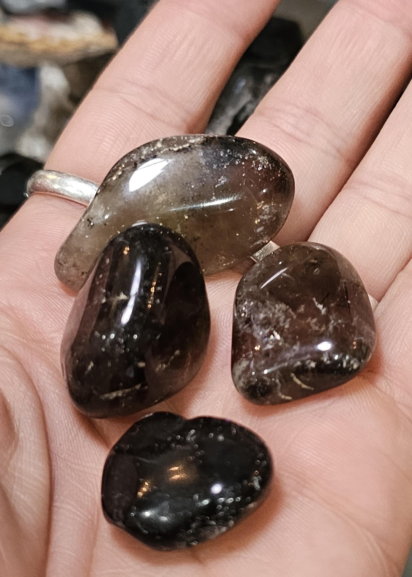 Smokey Quartz Tumbled Large