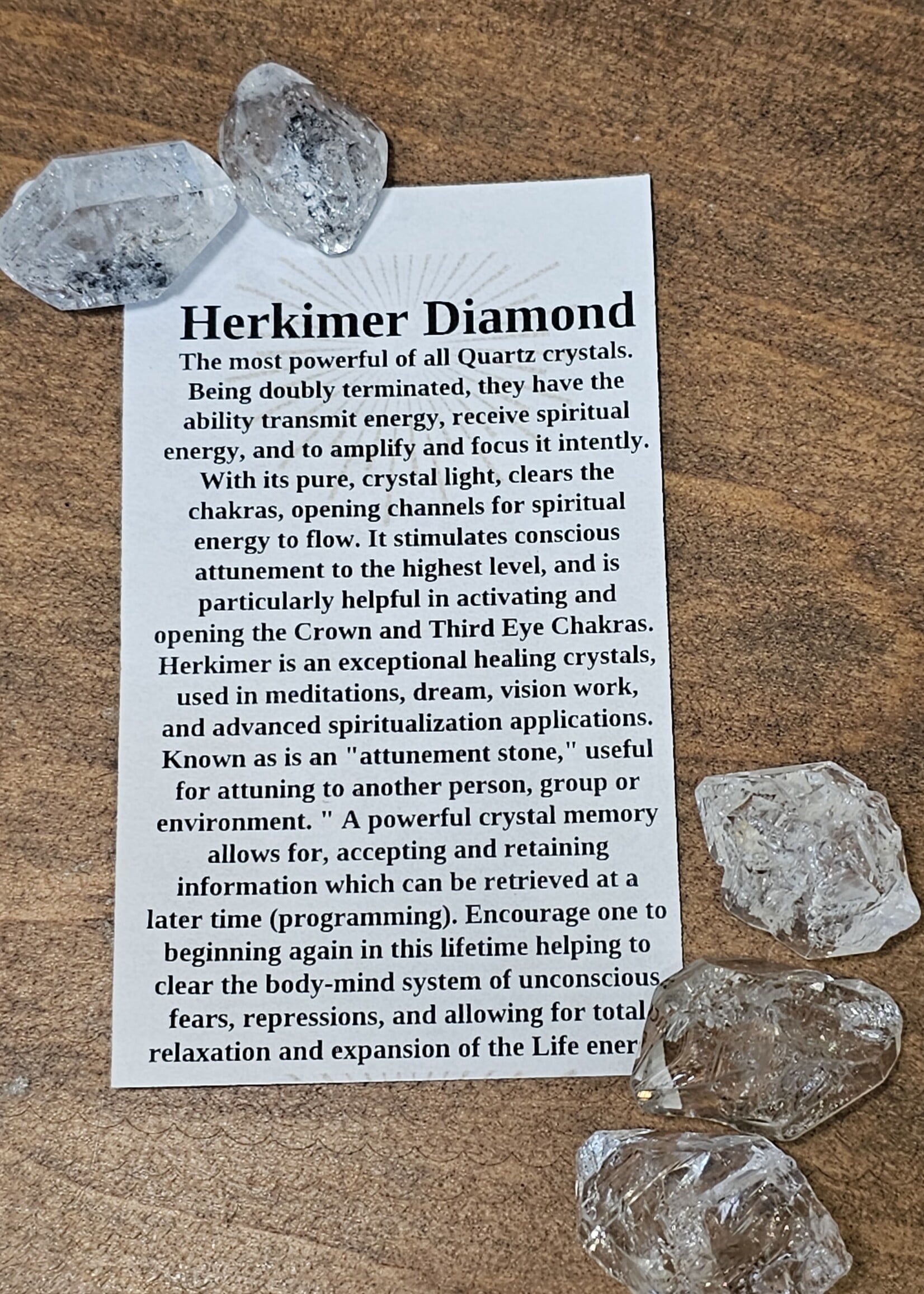 Herkimer Diamond Point 1 inch