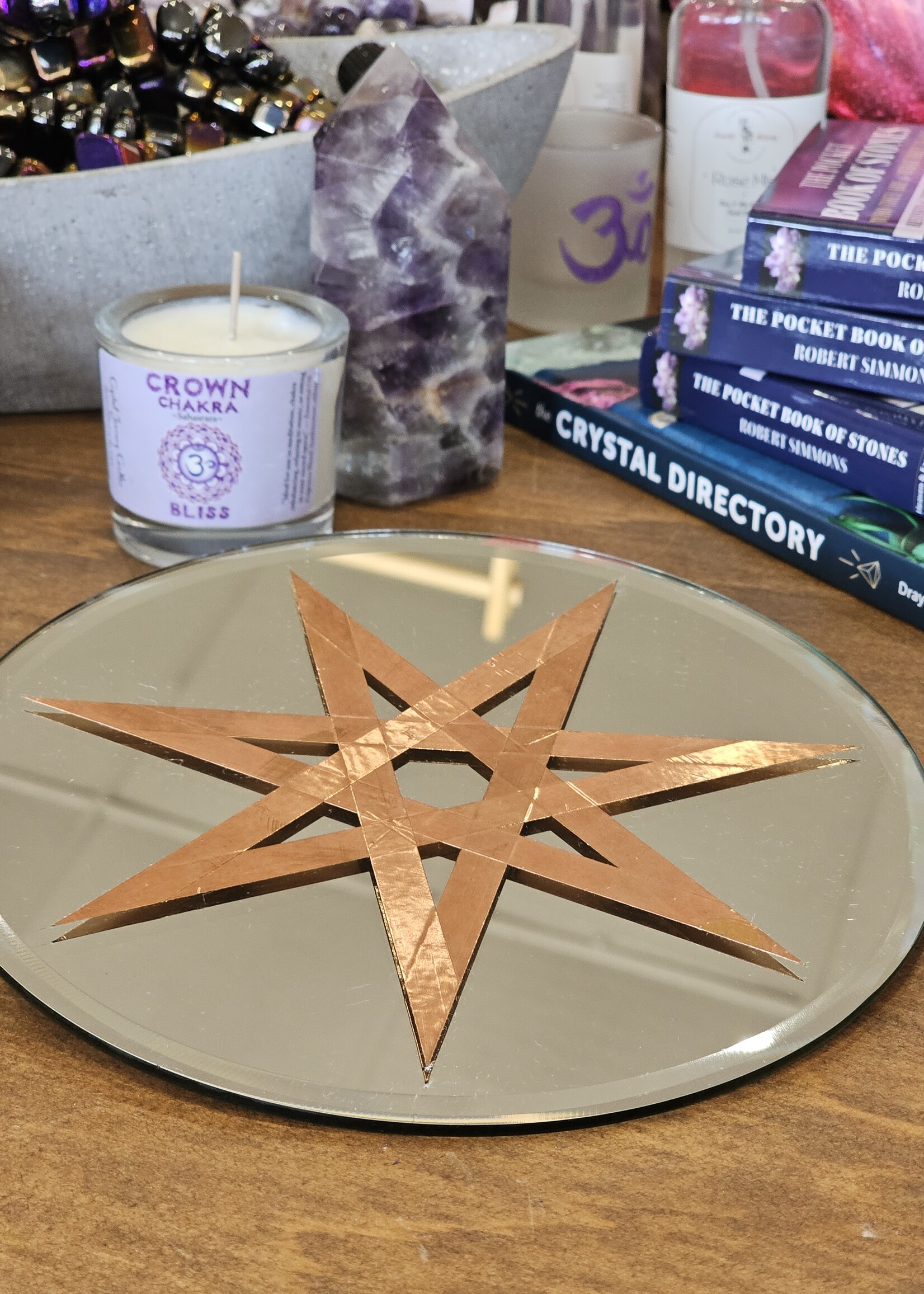 Pleiadian Star 8" Crystal Grid