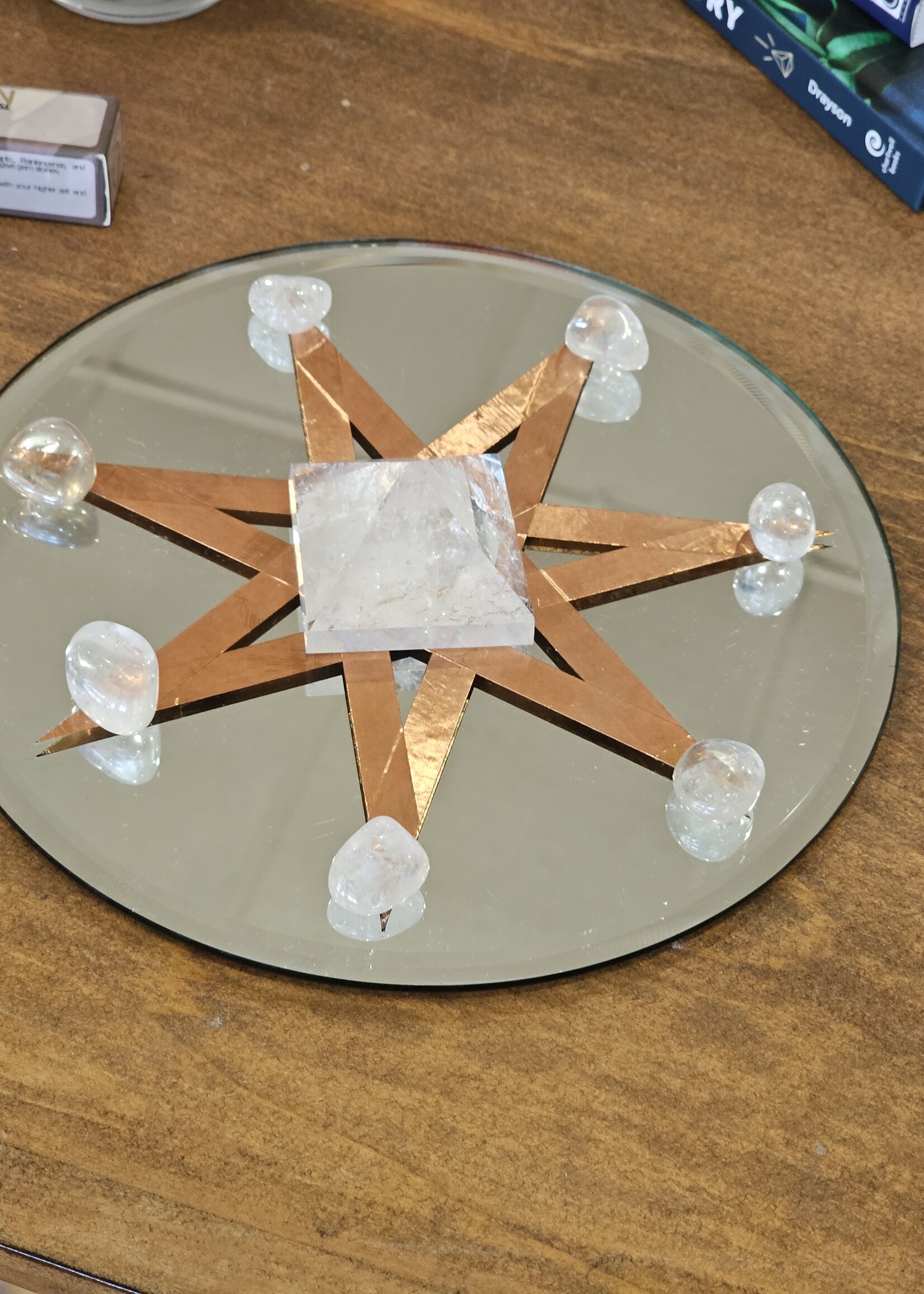 Pleiadian Star 8" Crystal Grid