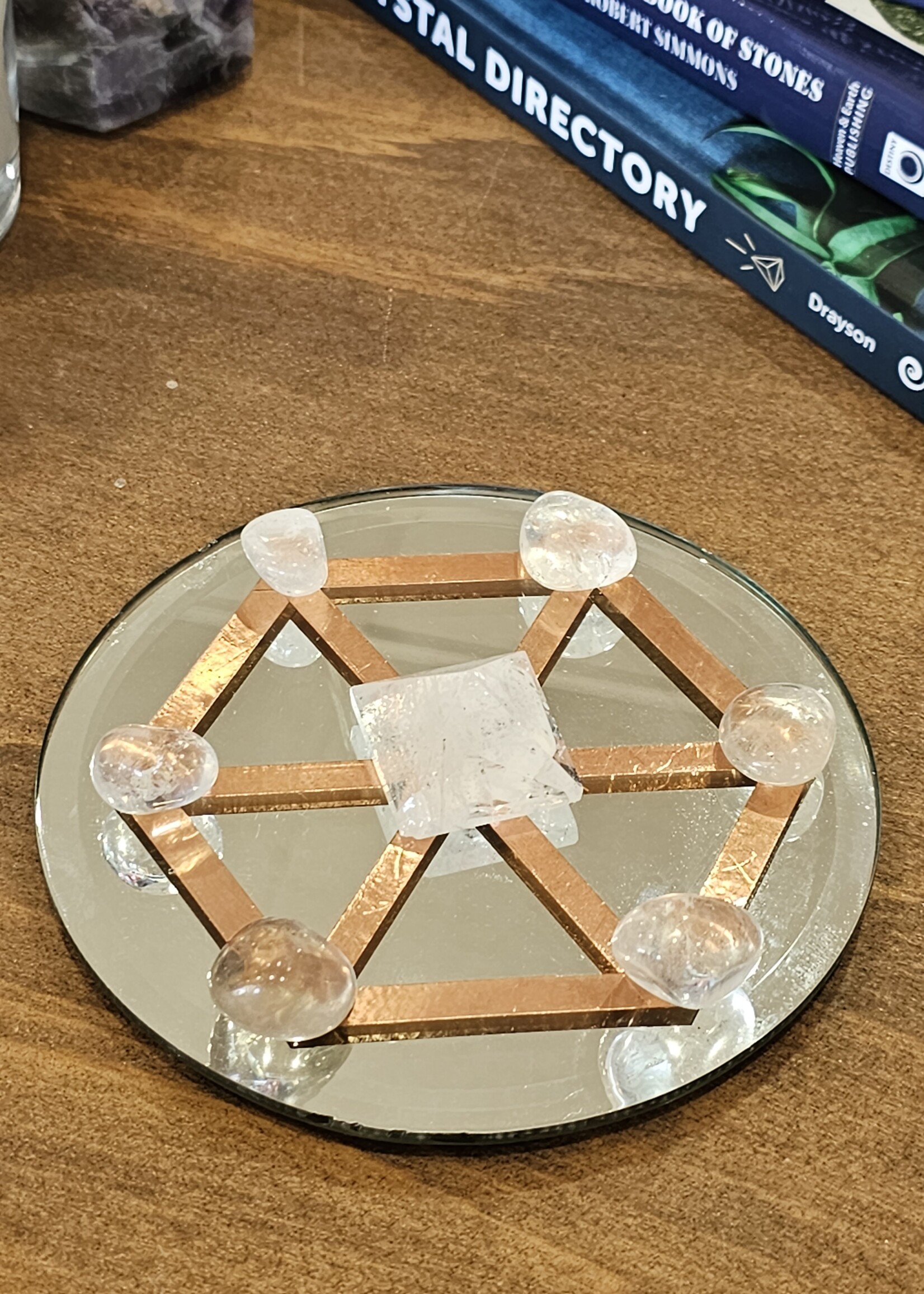 Seed of Life 5" Crystal Grid- No Base