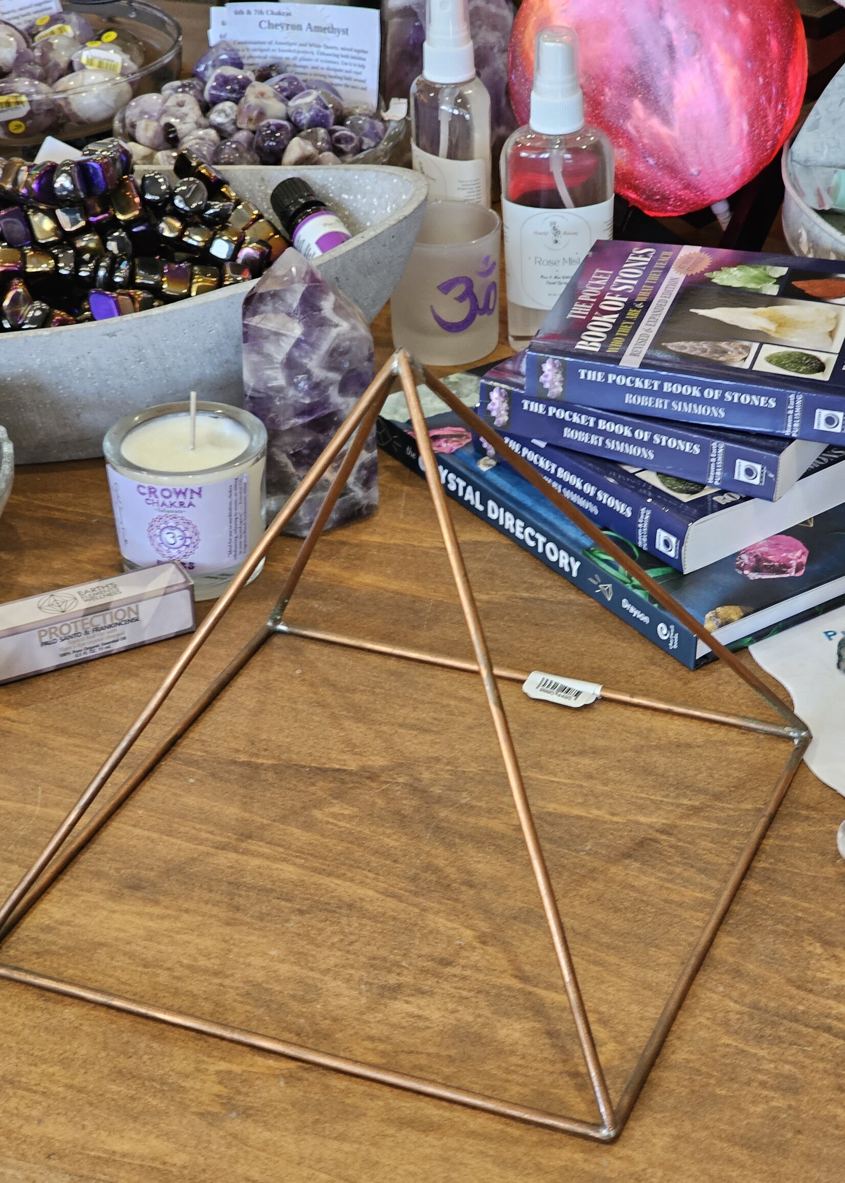 8" Copper Pyramids