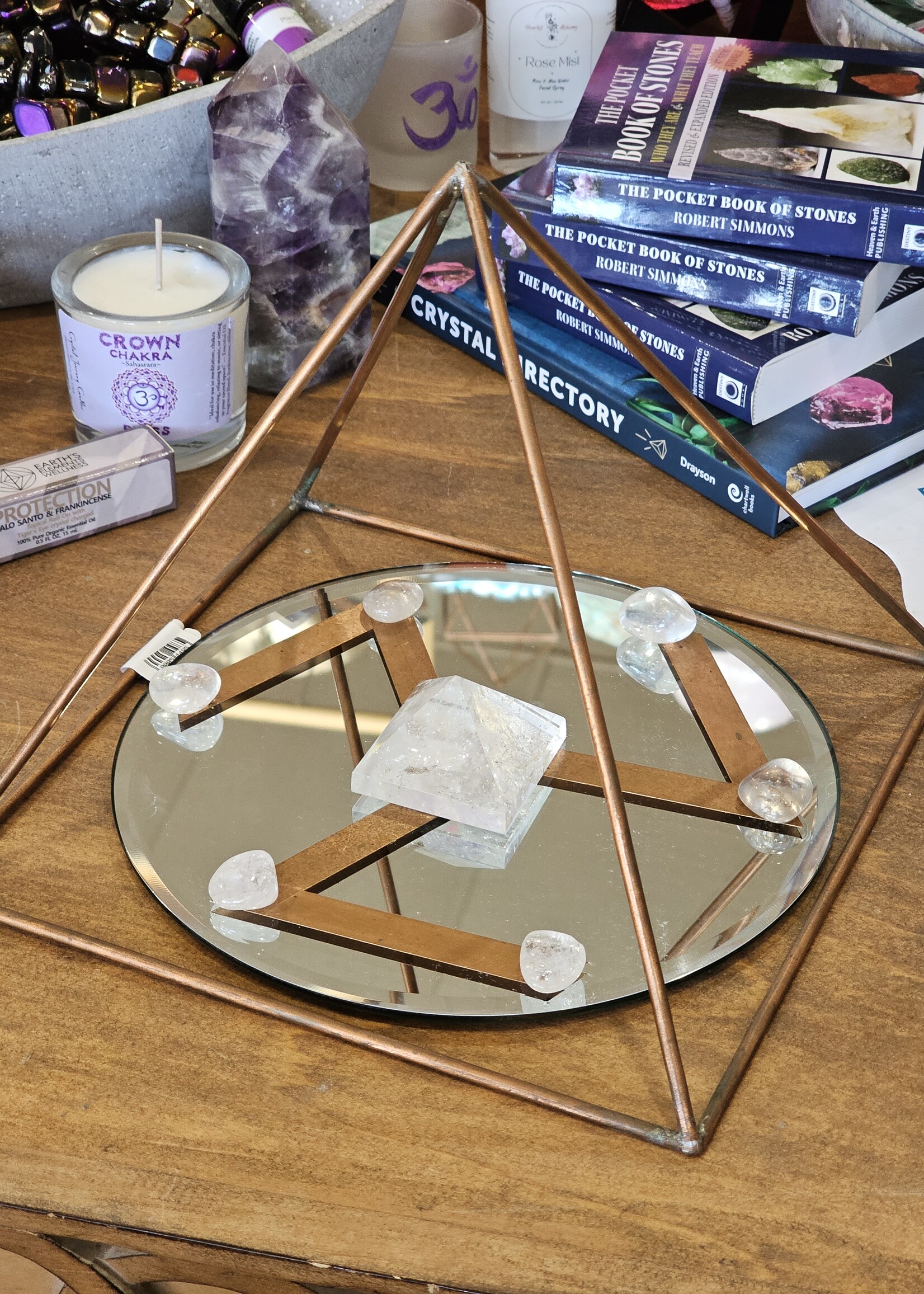 8" Copper Pyramids