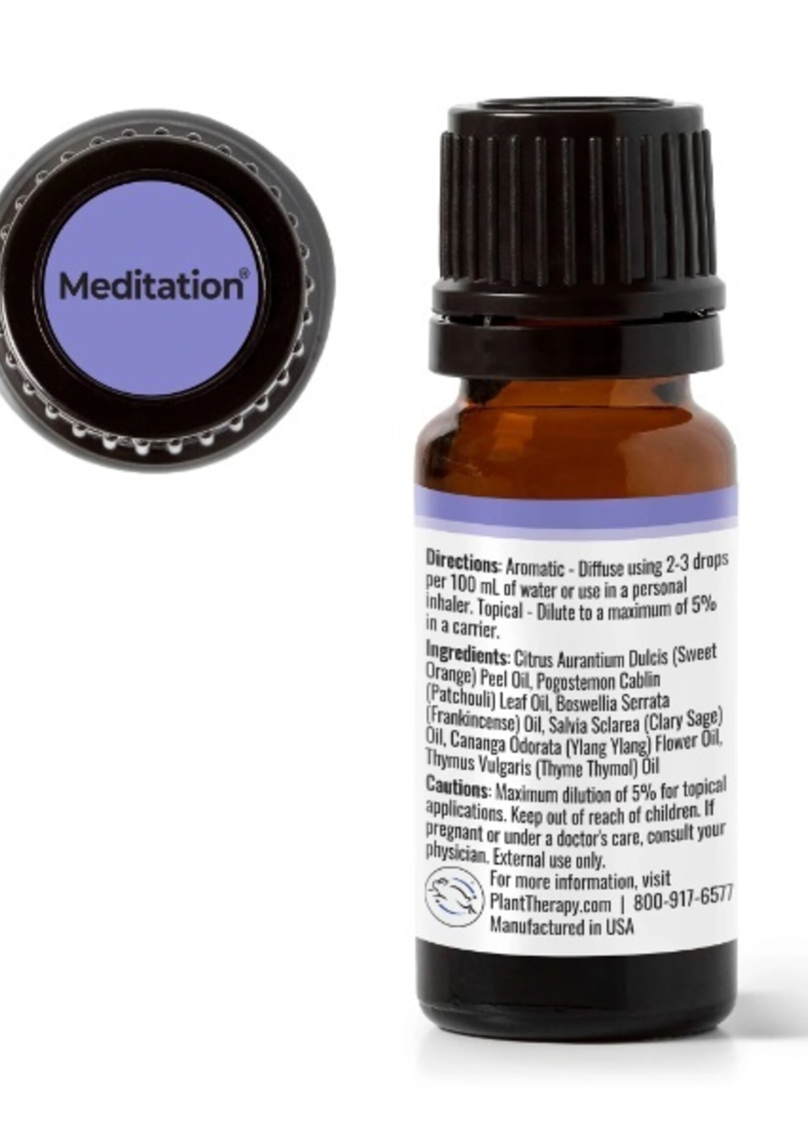 Plant Therapy Meditation Synergy Blend Essential Oil 10mL
