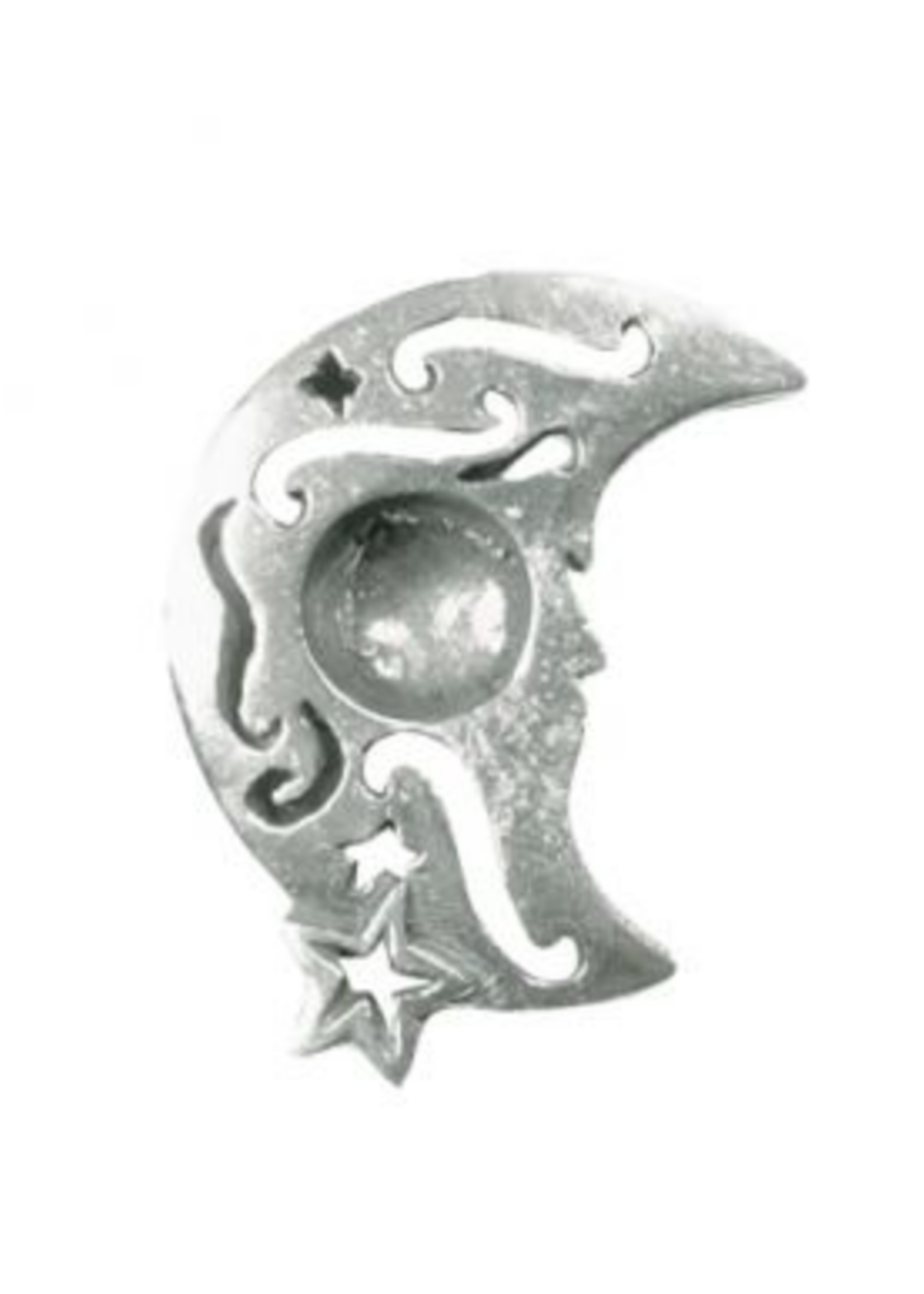 Spell Candle Holders -Pewter