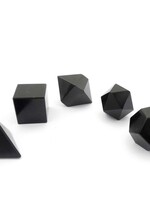 Shungite Platonic Solid Set