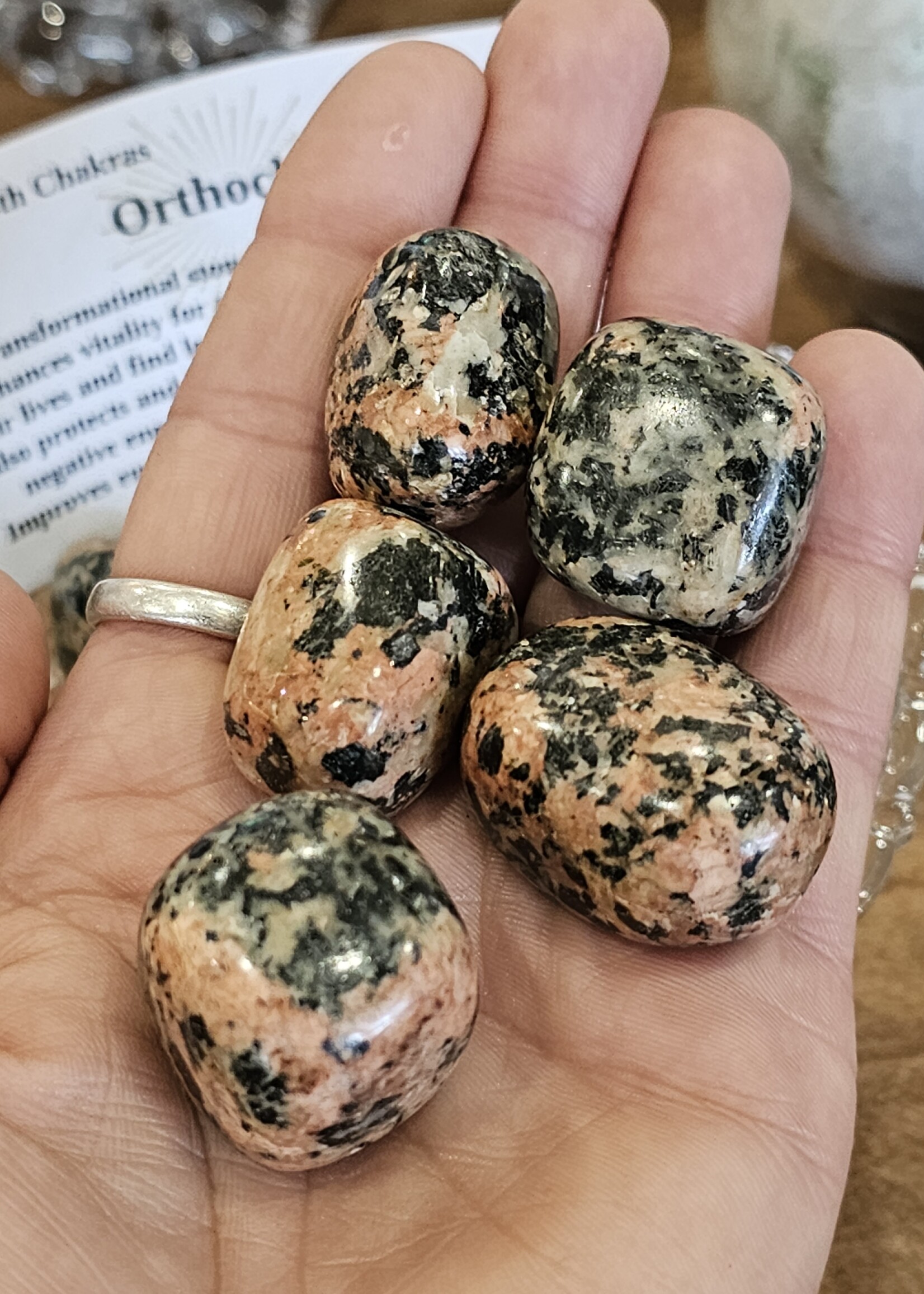 Orthoclase Tumbled, Medium