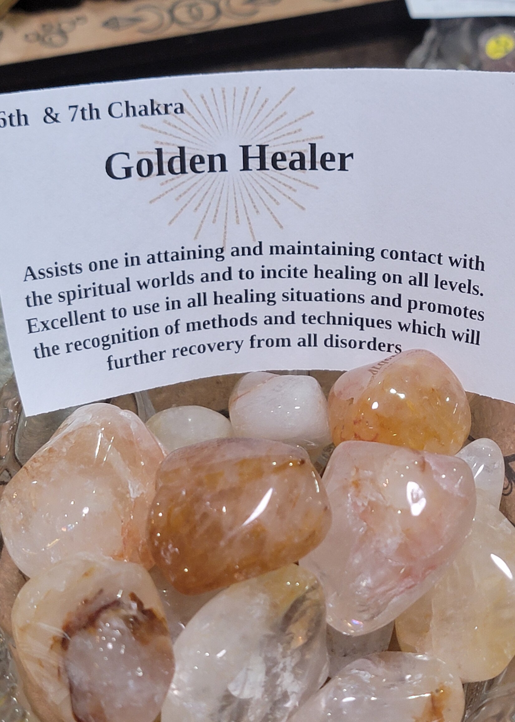 Golden Healer Quartz Tumbled Medium