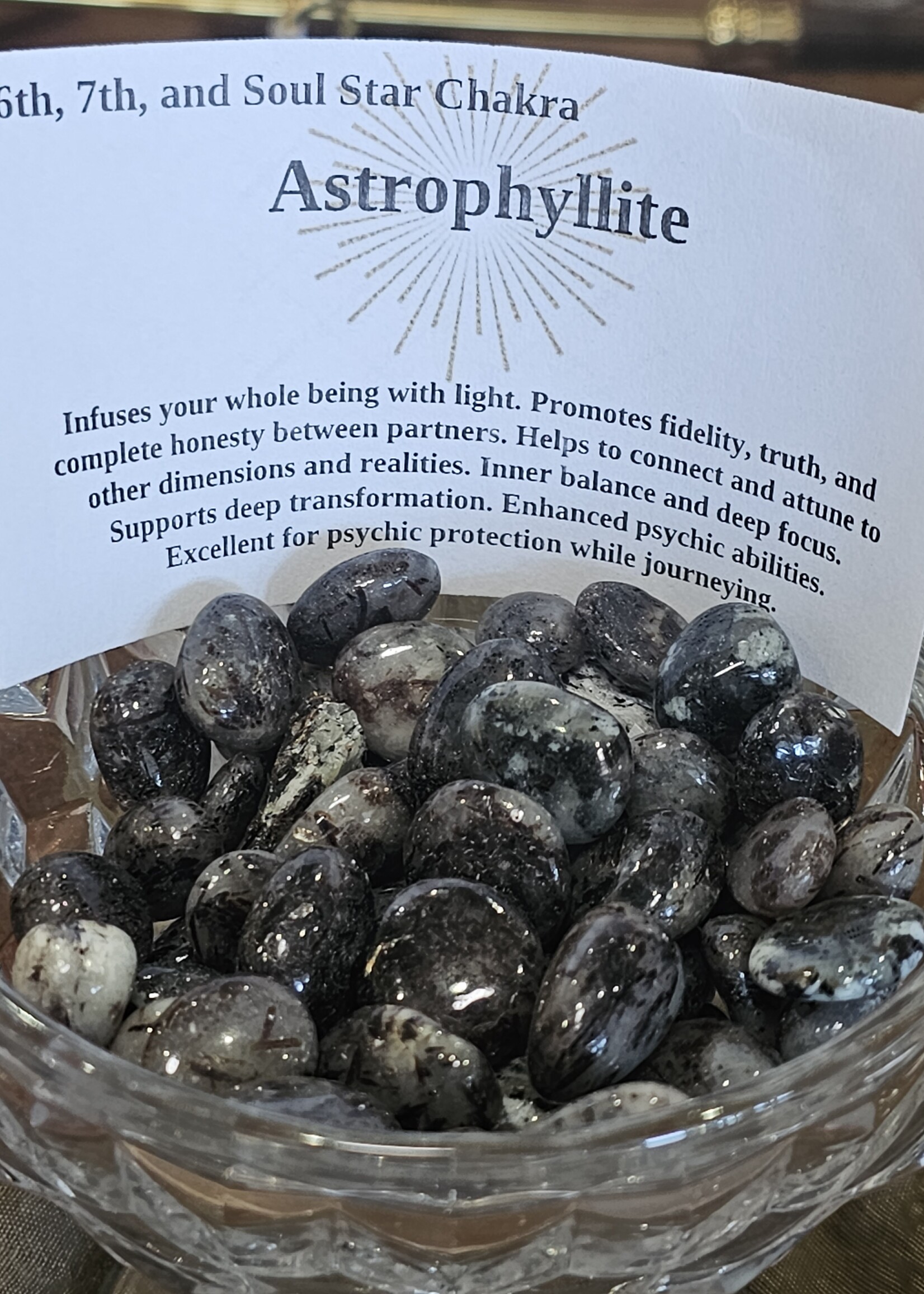 Astrophyllite Tumbled